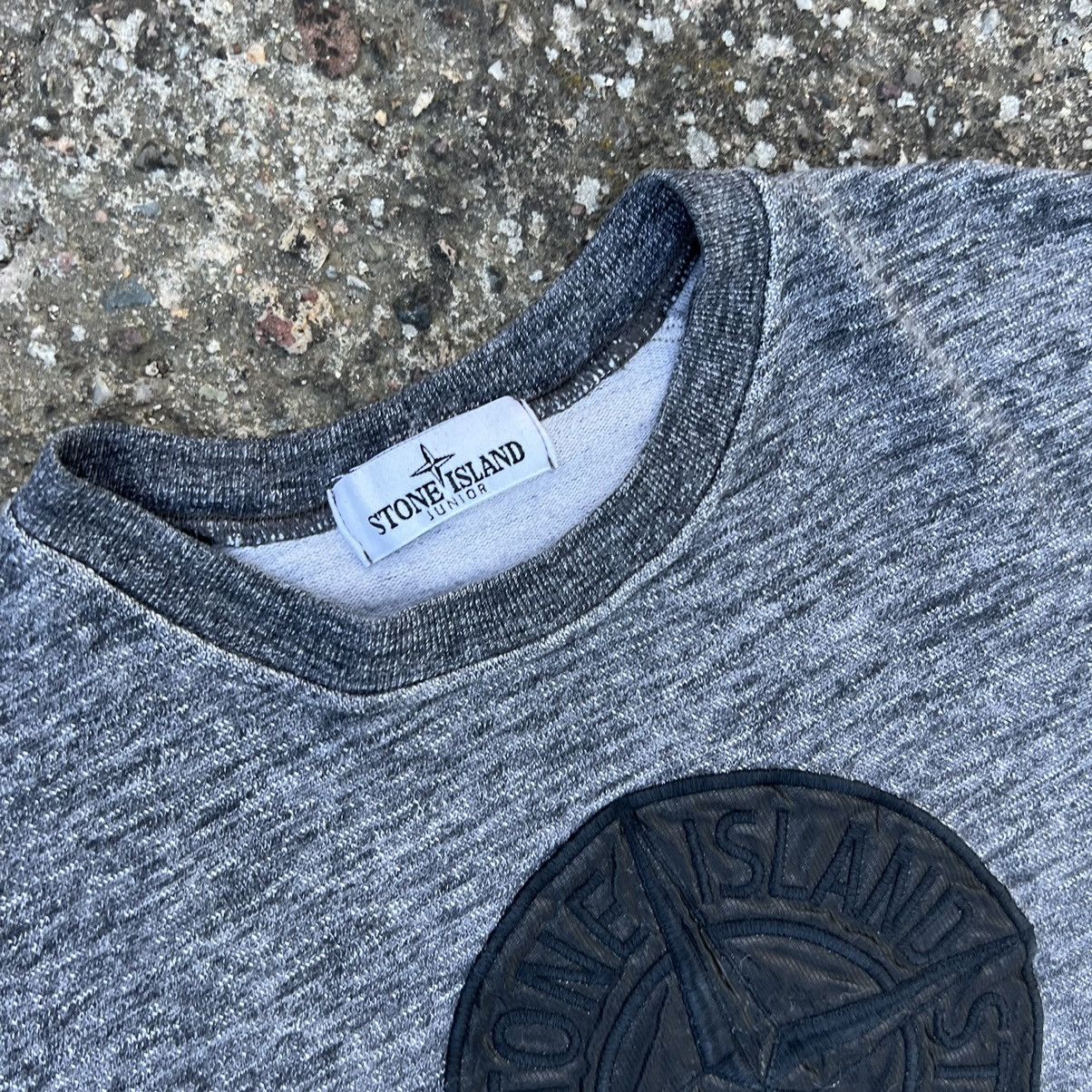 Stone Island × Vintage Vintage Stone Island Sweatshirt Grey Size US S / EU 44-46 / 1 - 5 Thumbnail