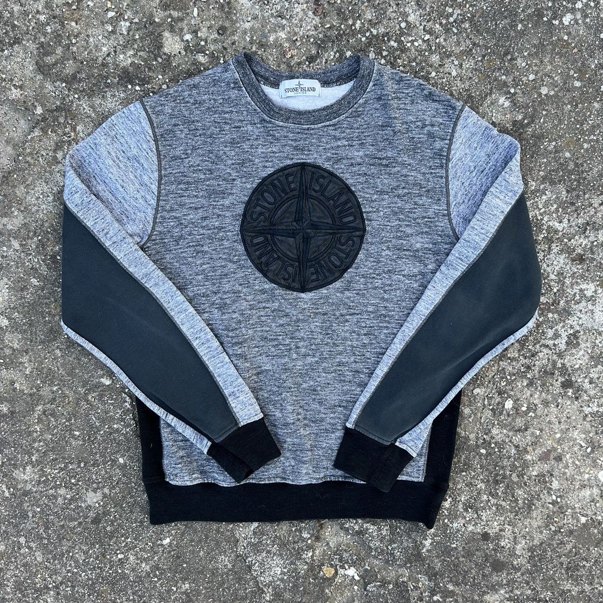 Stone Island × Vintage Vintage Stone Island Sweatshirt Grey Size US S / EU 44-46 / 1 - 1 Thumbnail