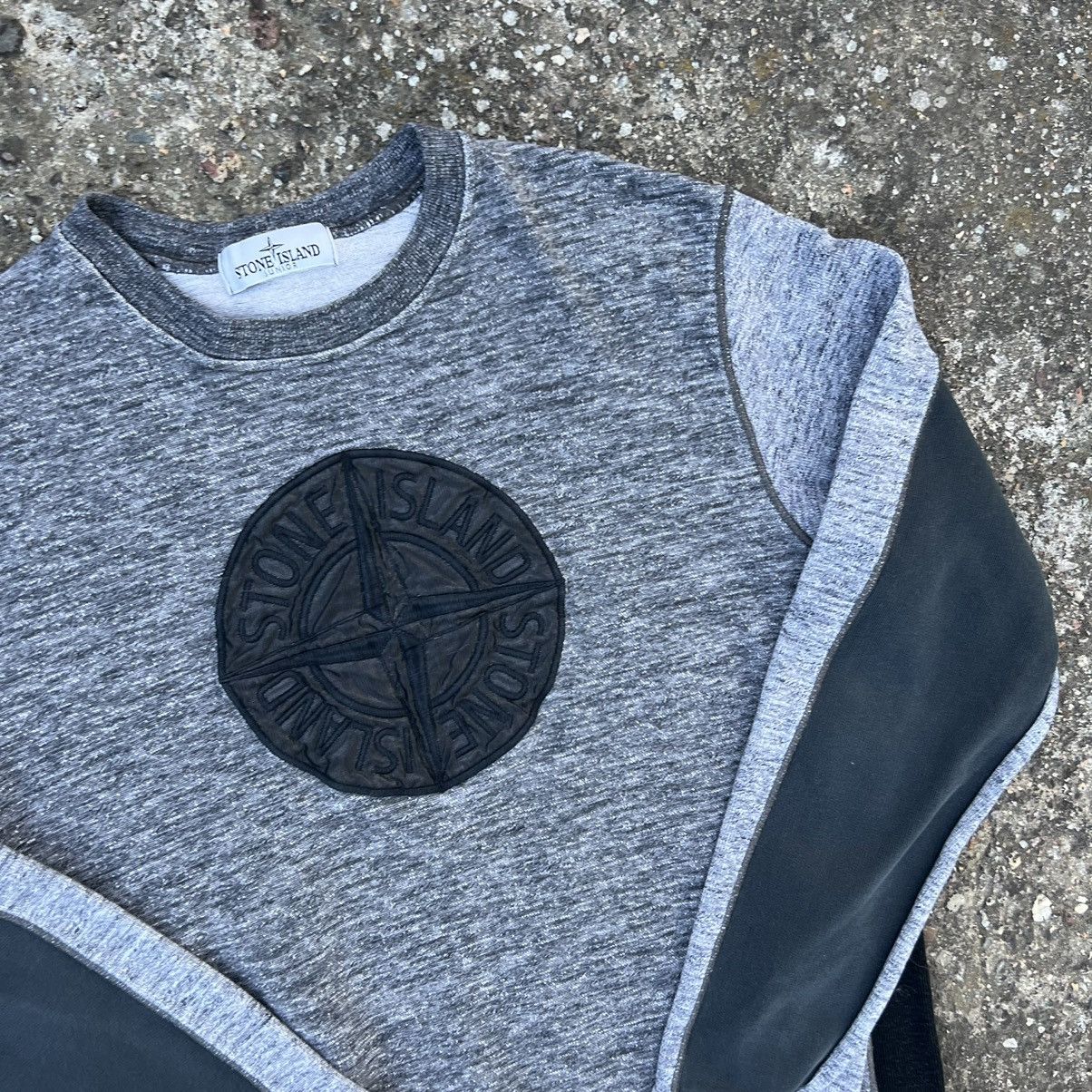 Stone Island × Vintage Vintage Stone Island Sweatshirt Grey Size US S / EU 44-46 / 1 - 4 Thumbnail