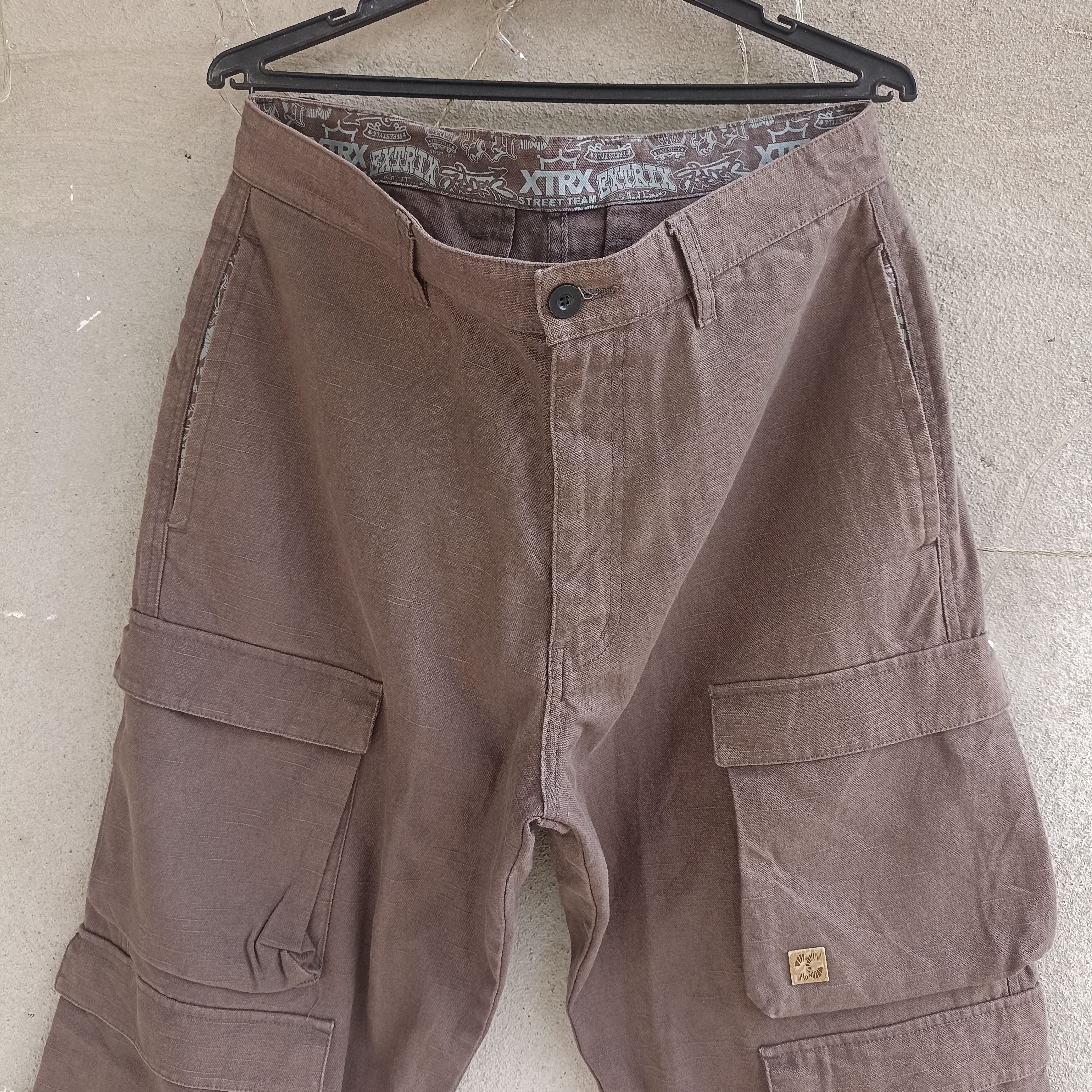 Japanese Brand Amore Pure Big Multipocket Brown Cargopant Size US 34 / EU 50 - 2 Thumbnail