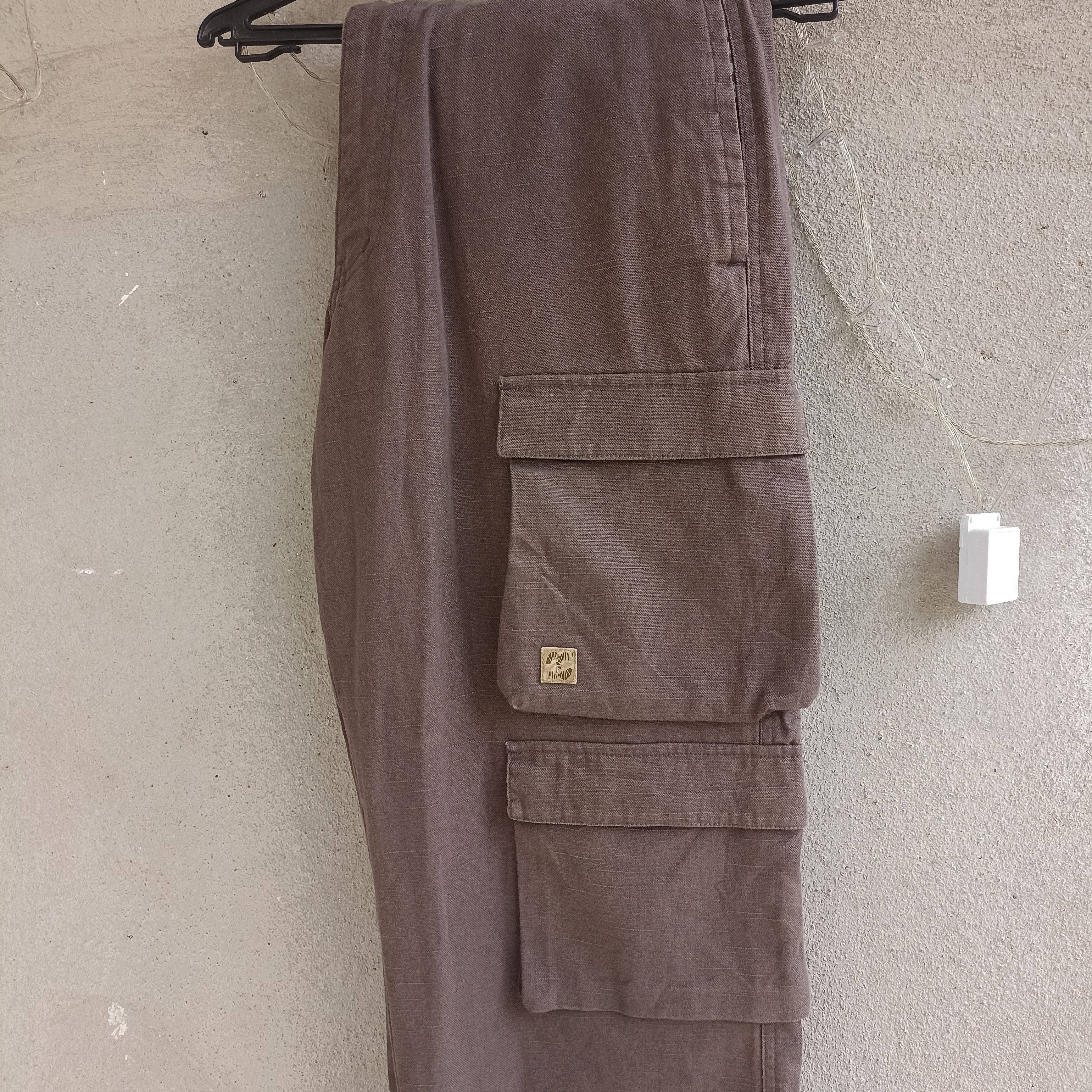 Japanese Brand Amore Pure Big Multipocket Brown Cargopant Size US 34 / EU 50 - 21 Thumbnail
