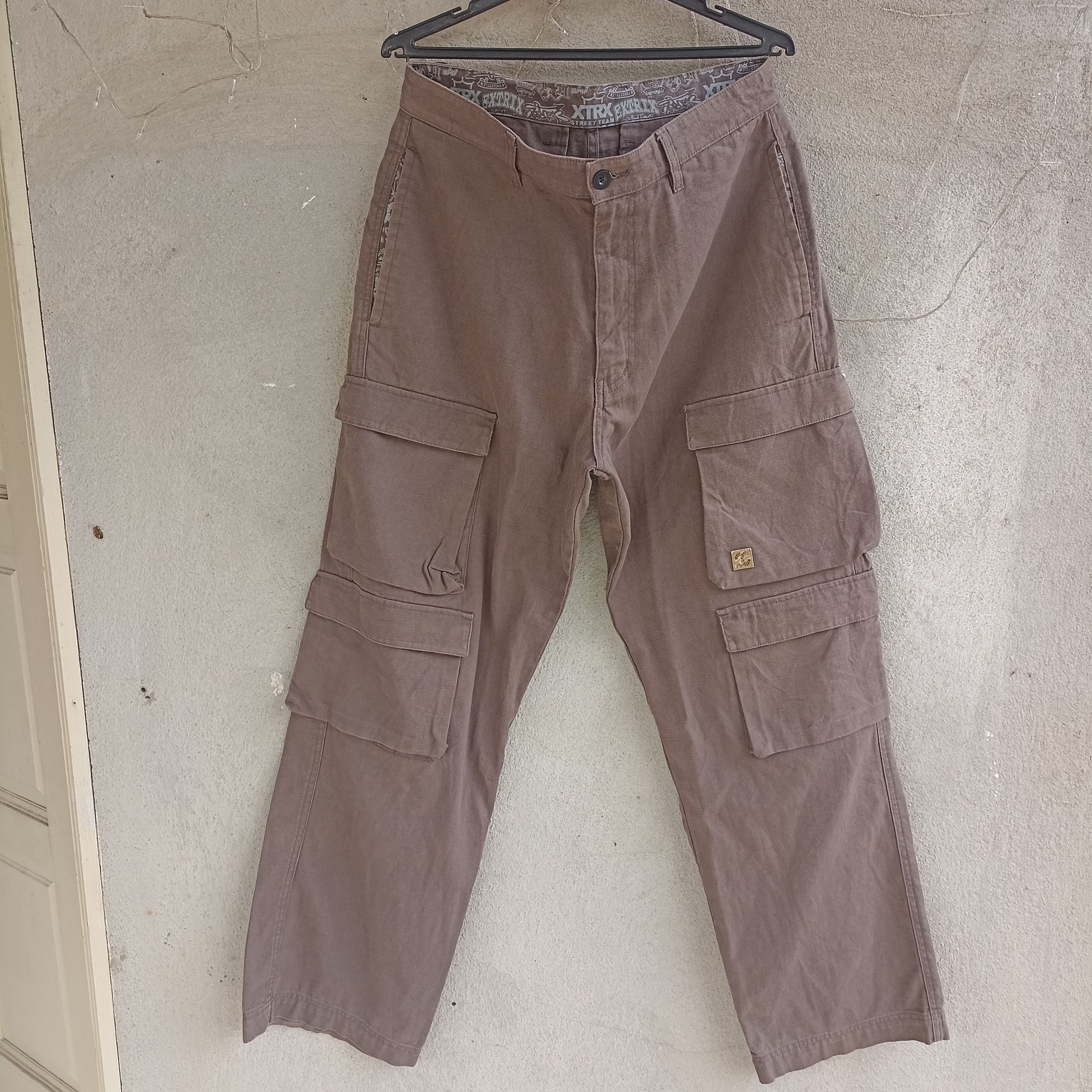 Japanese Brand Amore Pure Big Multipocket Brown Cargopant Size US 34 / EU 50 - 1 Thumbnail