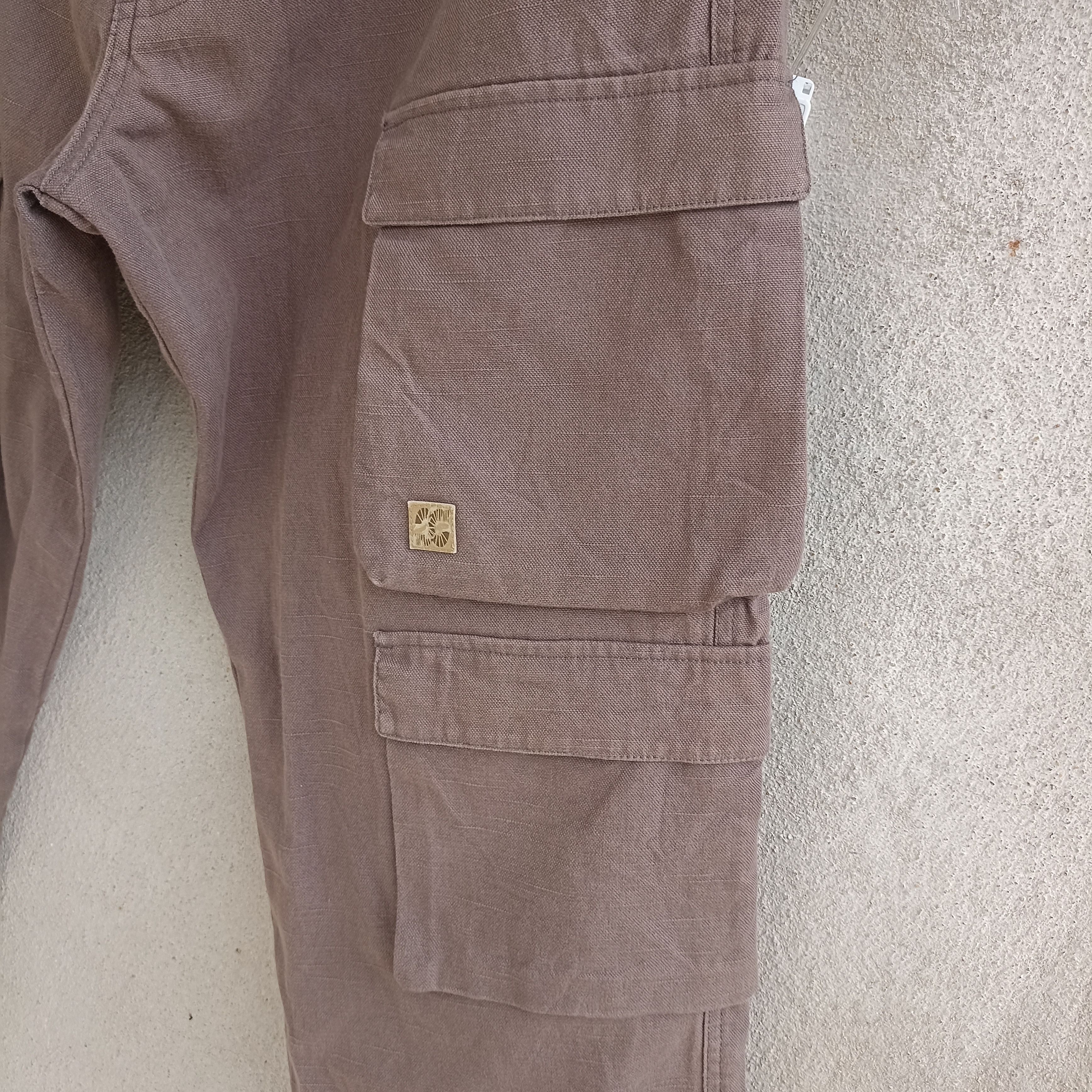 Japanese Brand Amore Pure Big Multipocket Brown Cargopant Size US 34 / EU 50 - 8 Thumbnail