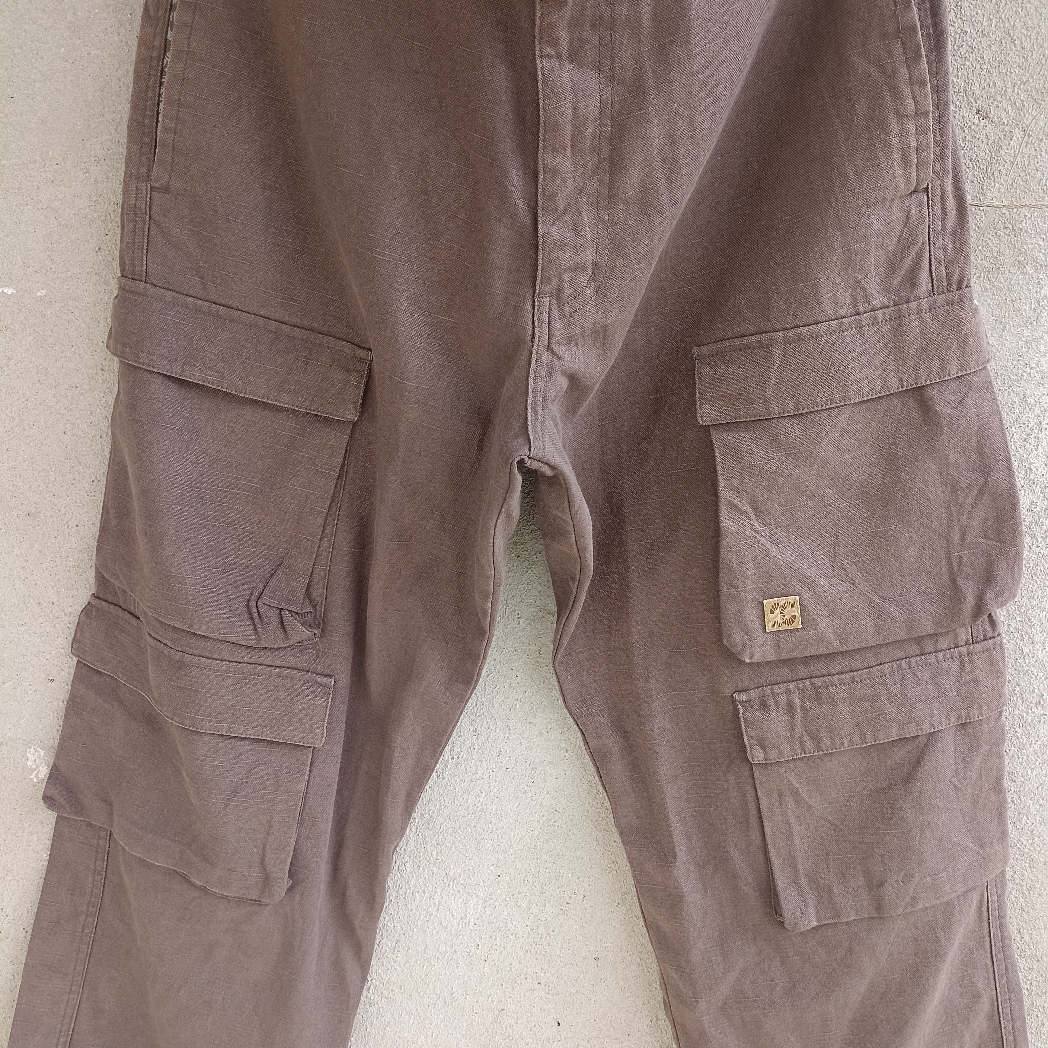 Japanese Brand Amore Pure Big Multipocket Brown Cargopant Size US 34 / EU 50 - 3 Thumbnail