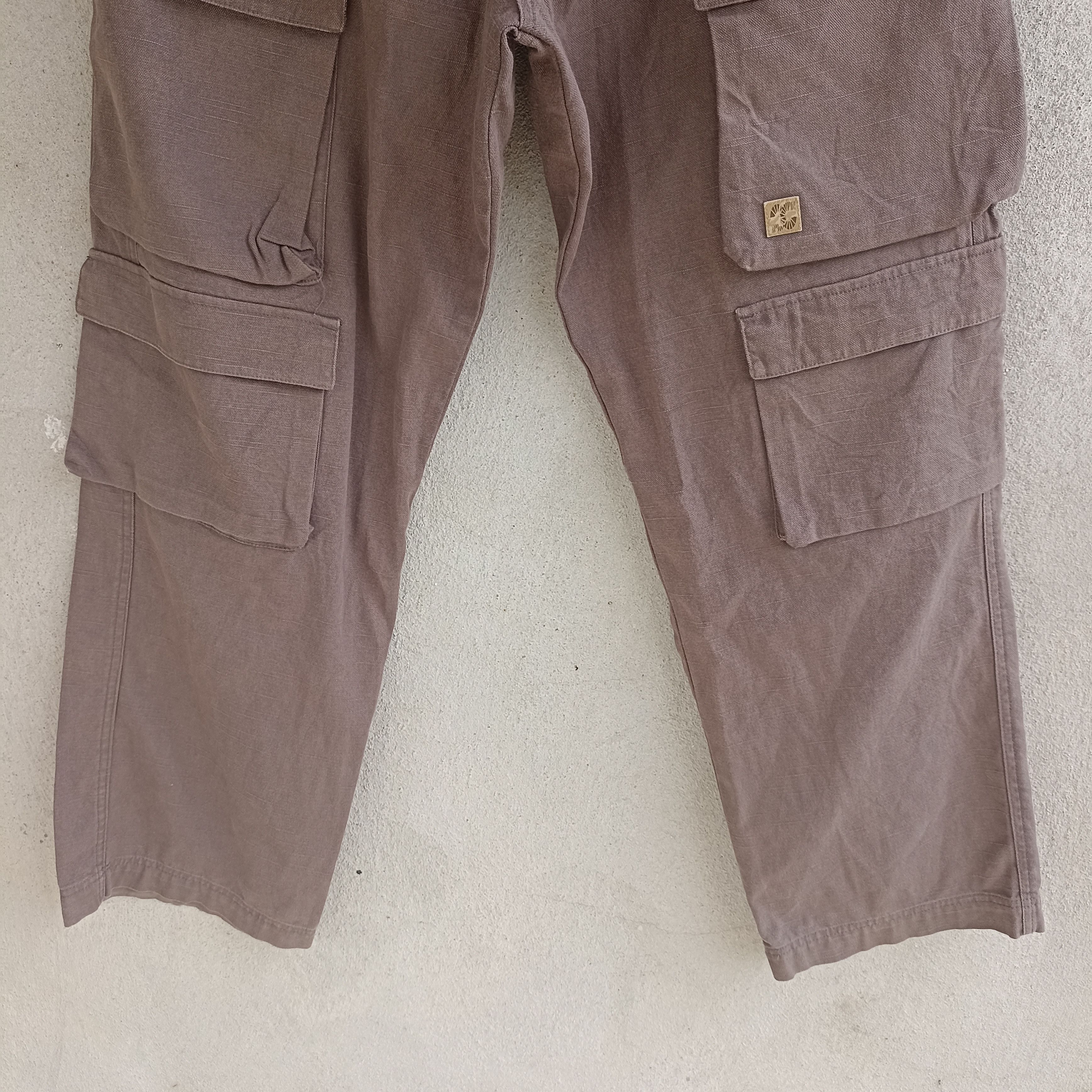 Japanese Brand Amore Pure Big Multipocket Brown Cargopant Size US 34 / EU 50 - 4 Thumbnail