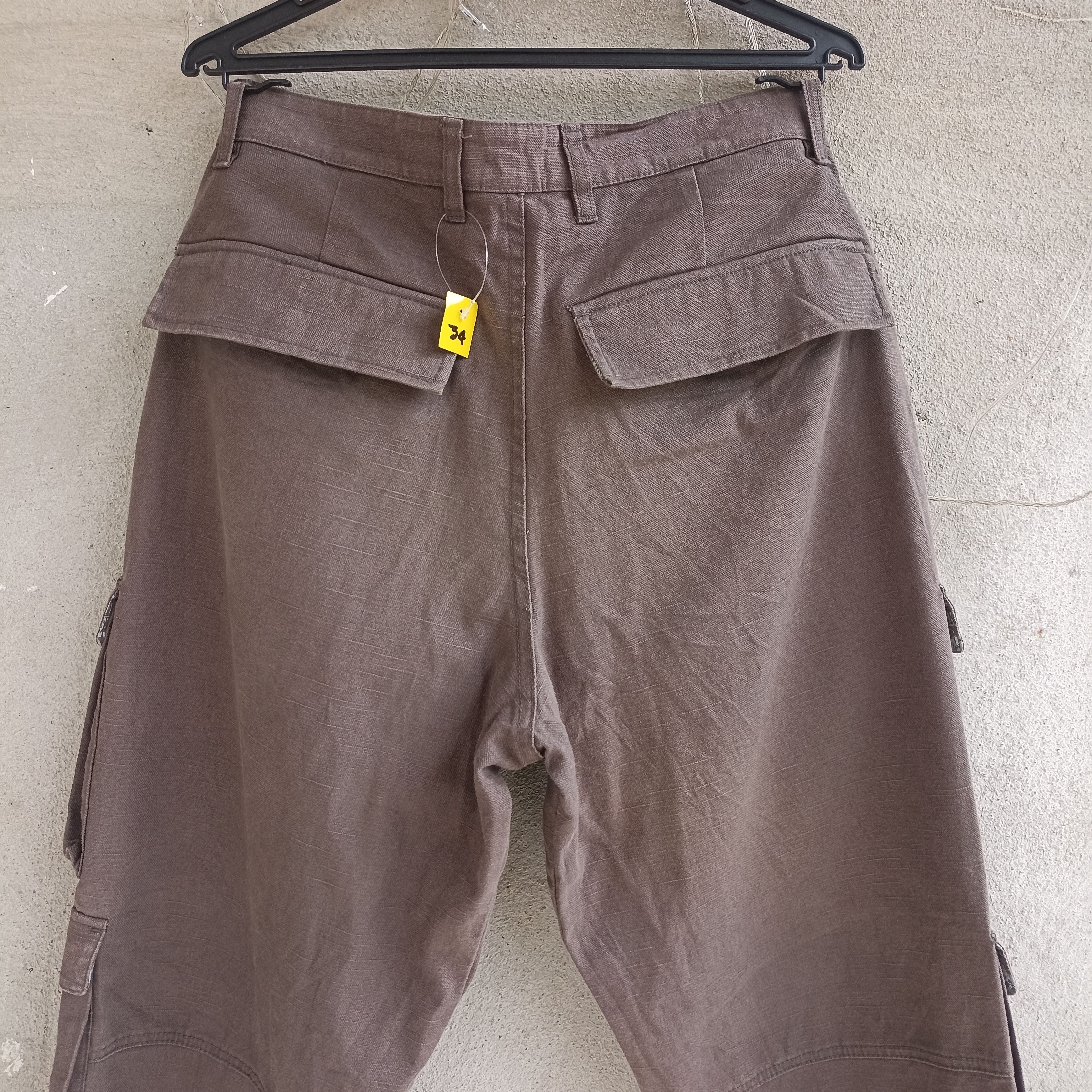 Japanese Brand Amore Pure Big Multipocket Brown Cargopant Size US 34 / EU 50 - 13 Thumbnail
