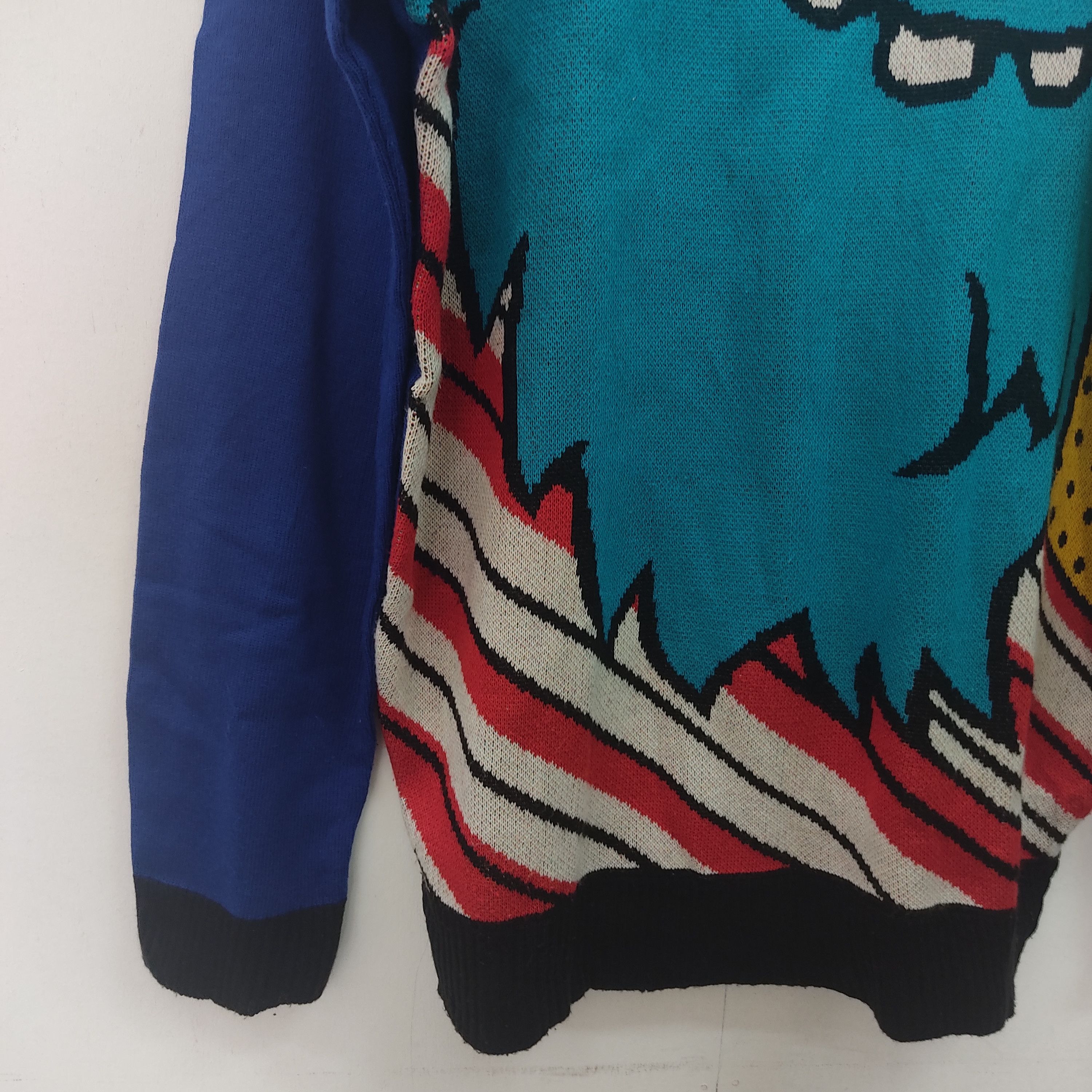 Japanese Brand × Springfield Rolling Cradle Colourful Monster Knitwear Jumper Size US M / EU 48-50 / 2 - 9 Thumbnail