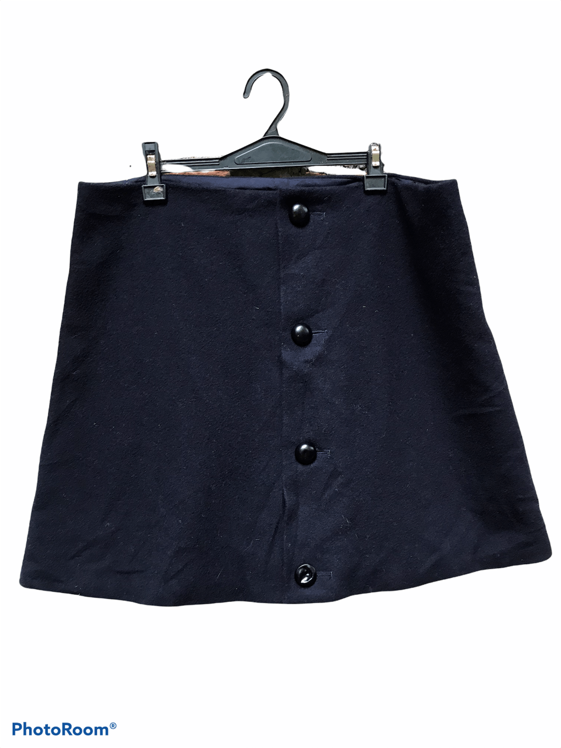 Yohji Yamamoto Yohji Yamamoto Wool Mini Skirt Size 35" - 2 Thumbnail