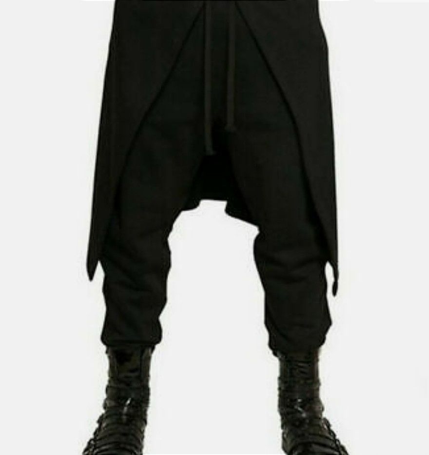 GOTHBOICLIQUE AS SUPER SONIC Punk Gothic Elastic Harem Pants Size US 30 / EU 46 - 13 Thumbnail