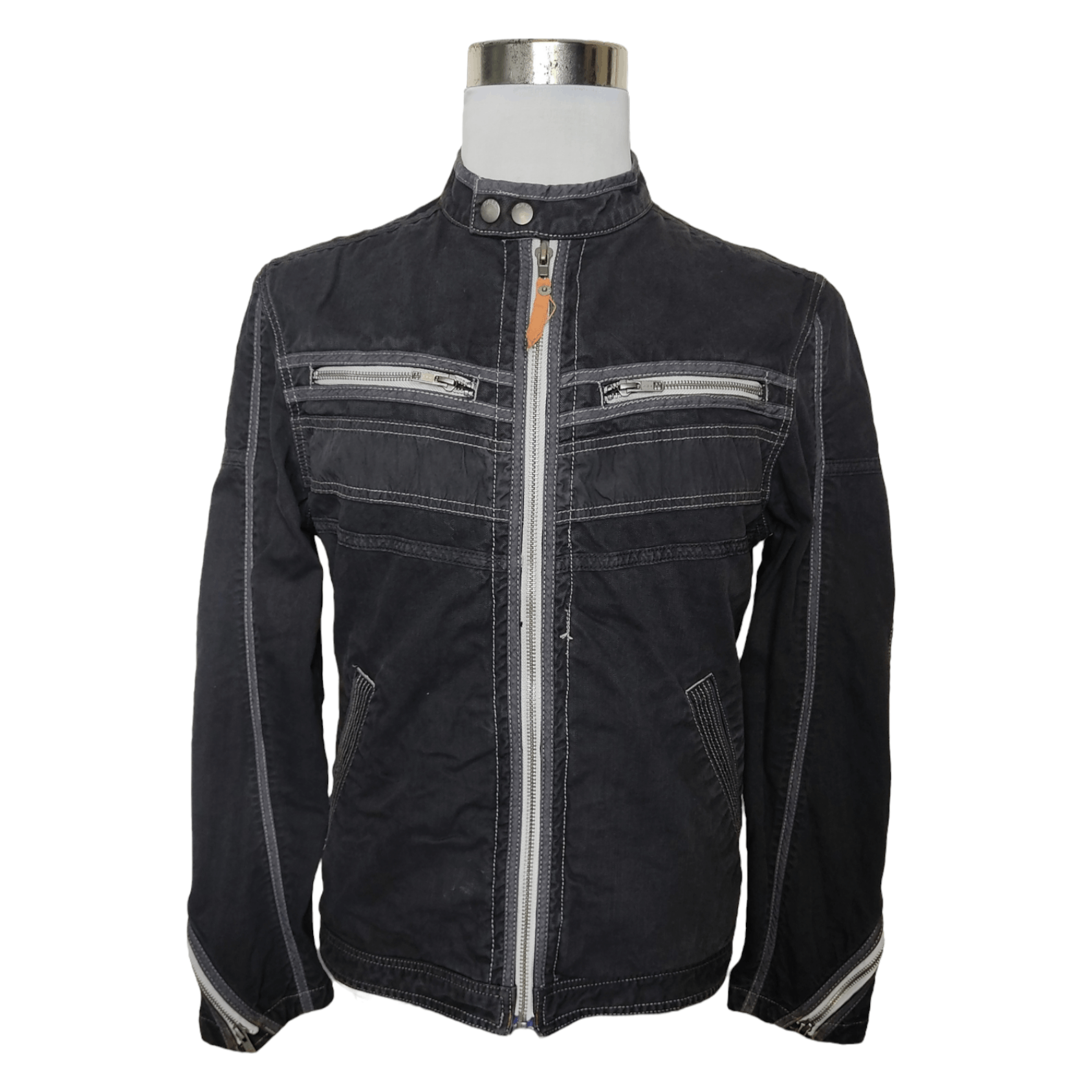 Japanese Brand Ball Rimini Cafe Racer Denim Jacket Size US M / EU 48-50 / 2 - 1 Thumbnail