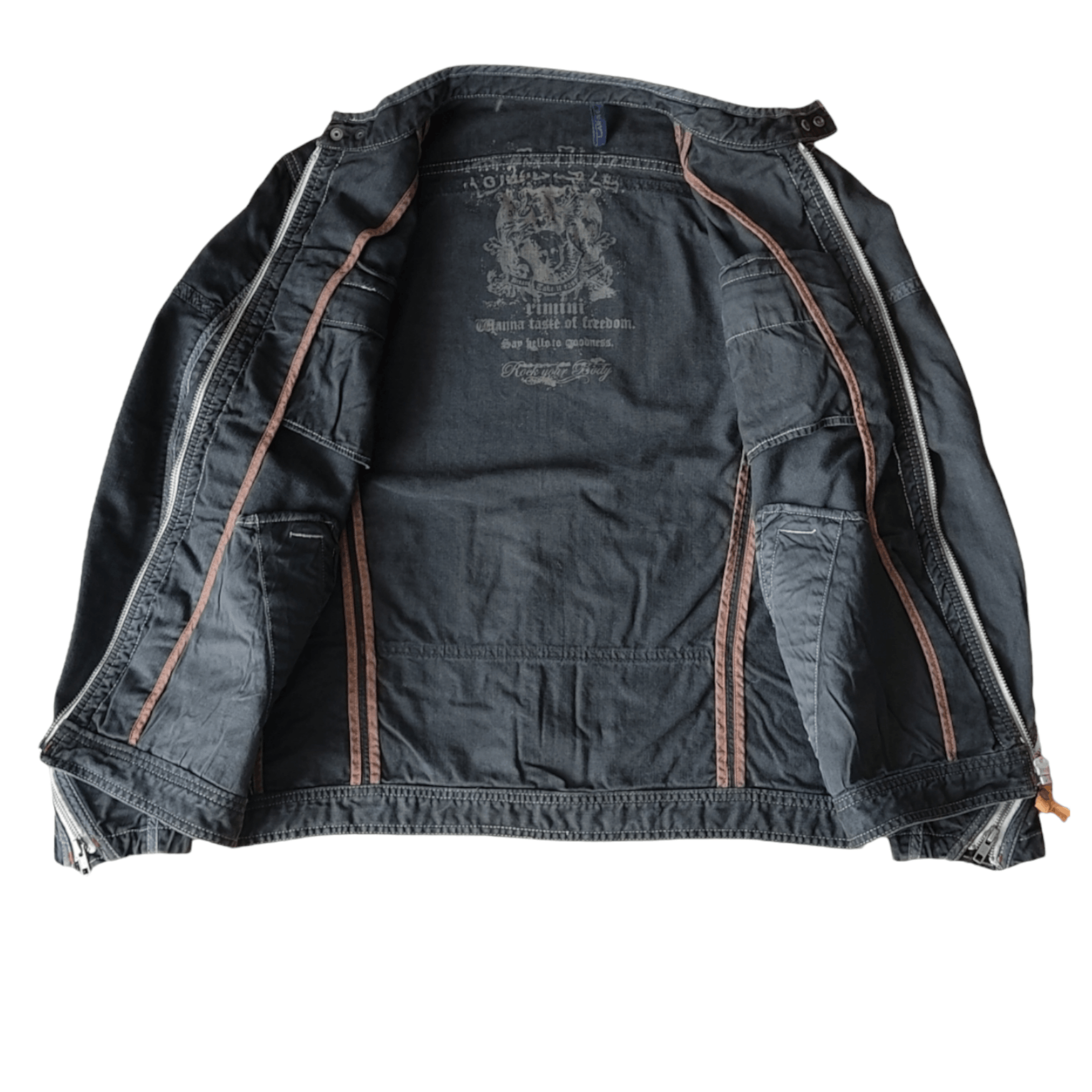 Japanese Brand Ball Rimini Cafe Racer Denim Jacket Size US M / EU 48-50 / 2 - 5 Thumbnail
