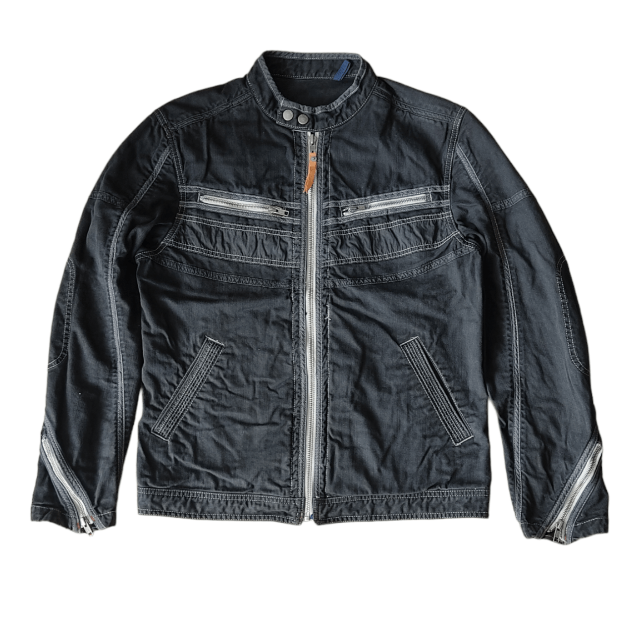 Japanese Brand Ball Rimini Cafe Racer Denim Jacket Size US M / EU 48-50 / 2 - 3 Thumbnail