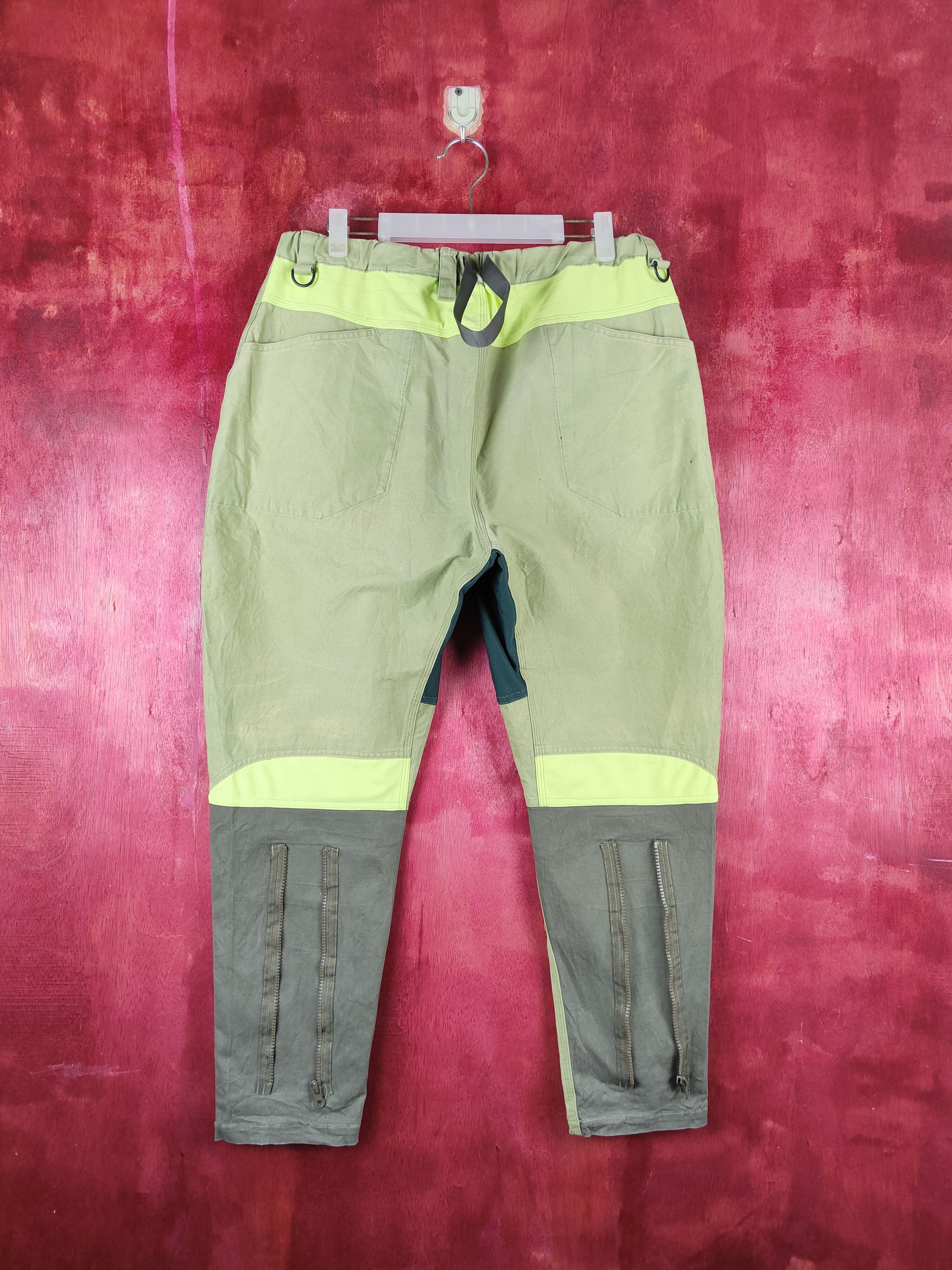 Japanese Brand × Vintage Harvestai Green Multi Pocket Tactical Cargo Pants #S717 Size US 32 / EU 48 - 8 Thumbnail
