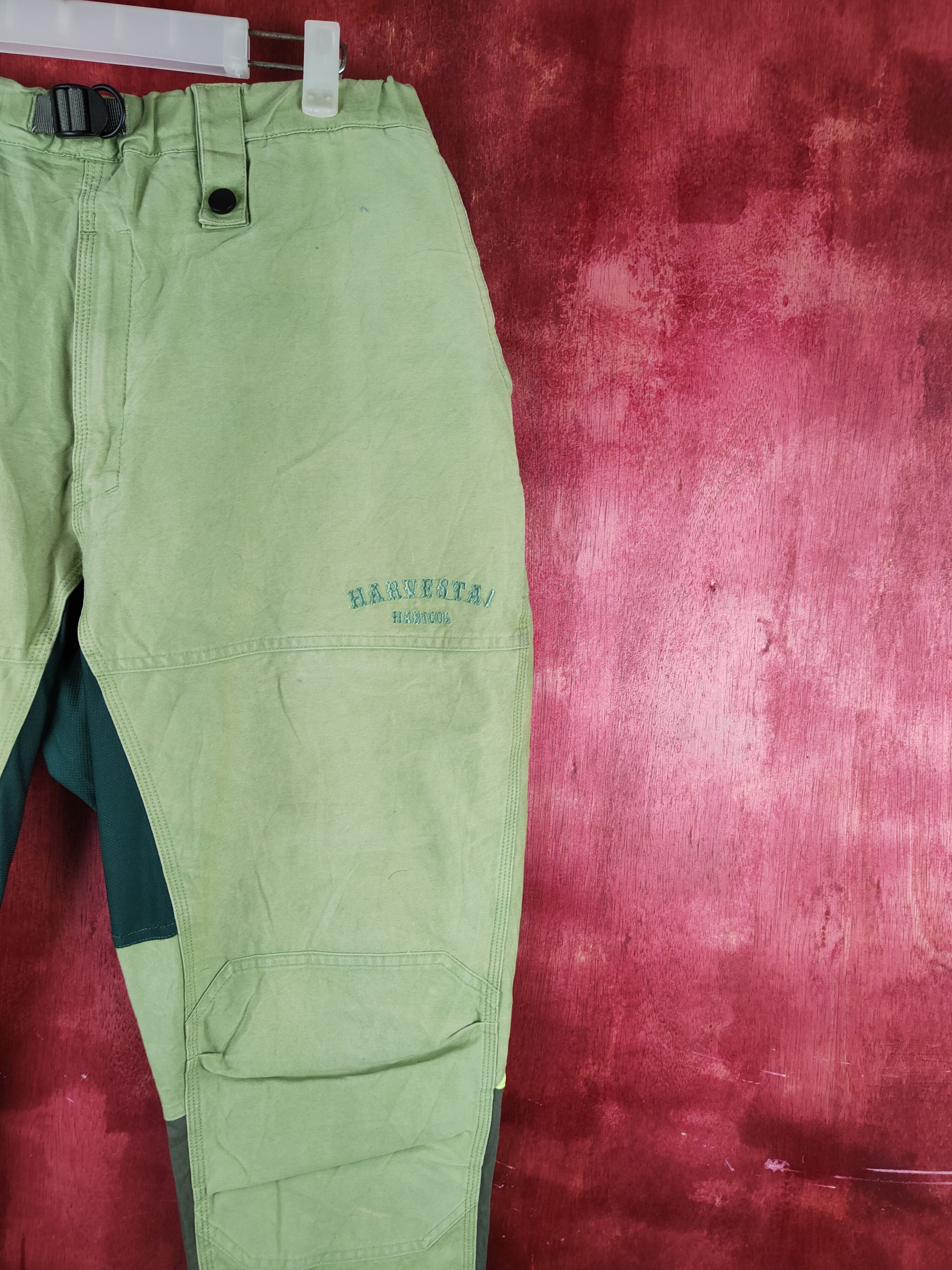 Japanese Brand × Vintage Harvestai Green Multi Pocket Tactical Cargo Pants #S717 Size US 32 / EU 48 - 5 Thumbnail