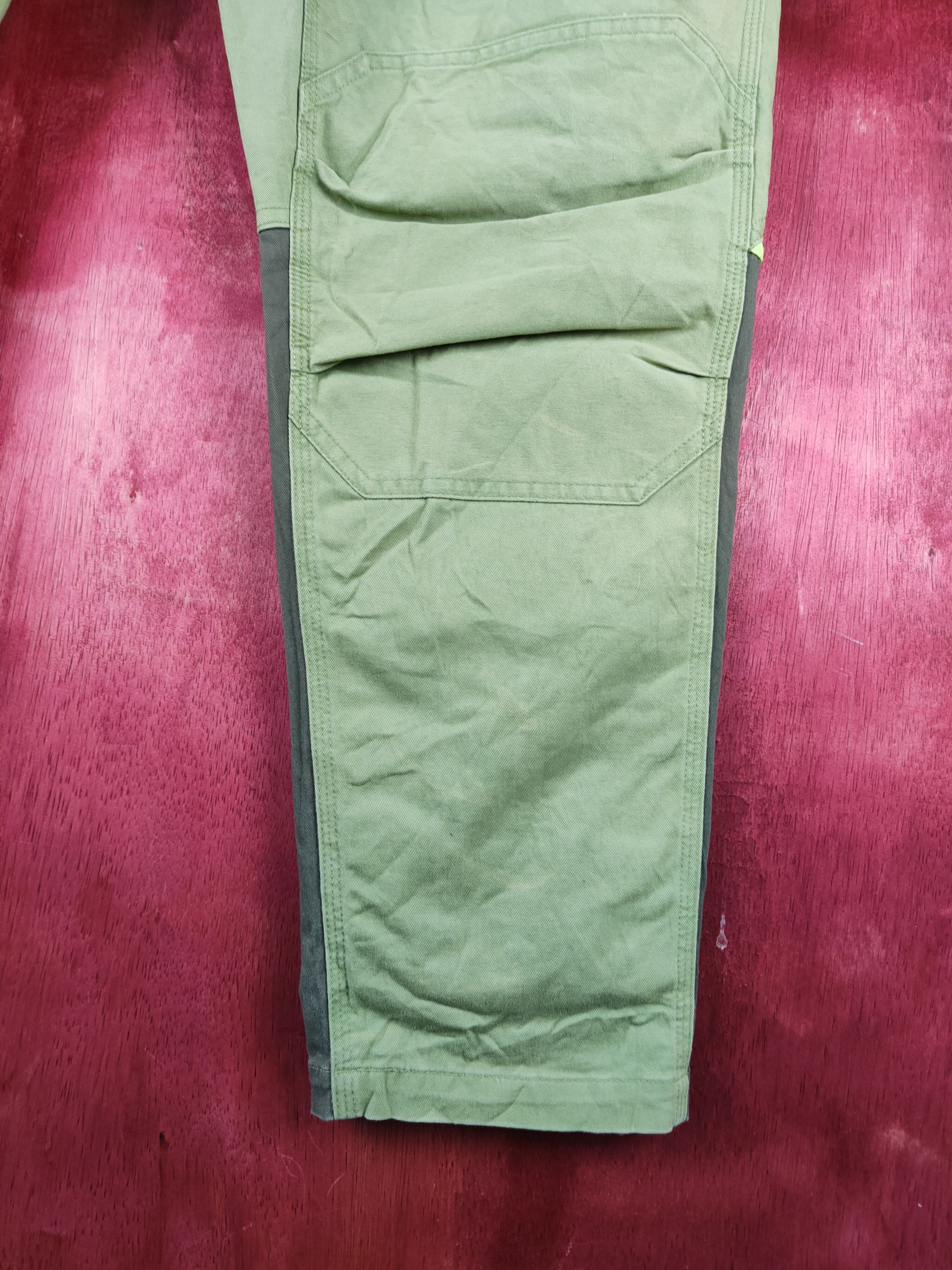 Japanese Brand × Vintage Harvestai Green Multi Pocket Tactical Cargo Pants #S717 Size US 32 / EU 48 - 7 Thumbnail