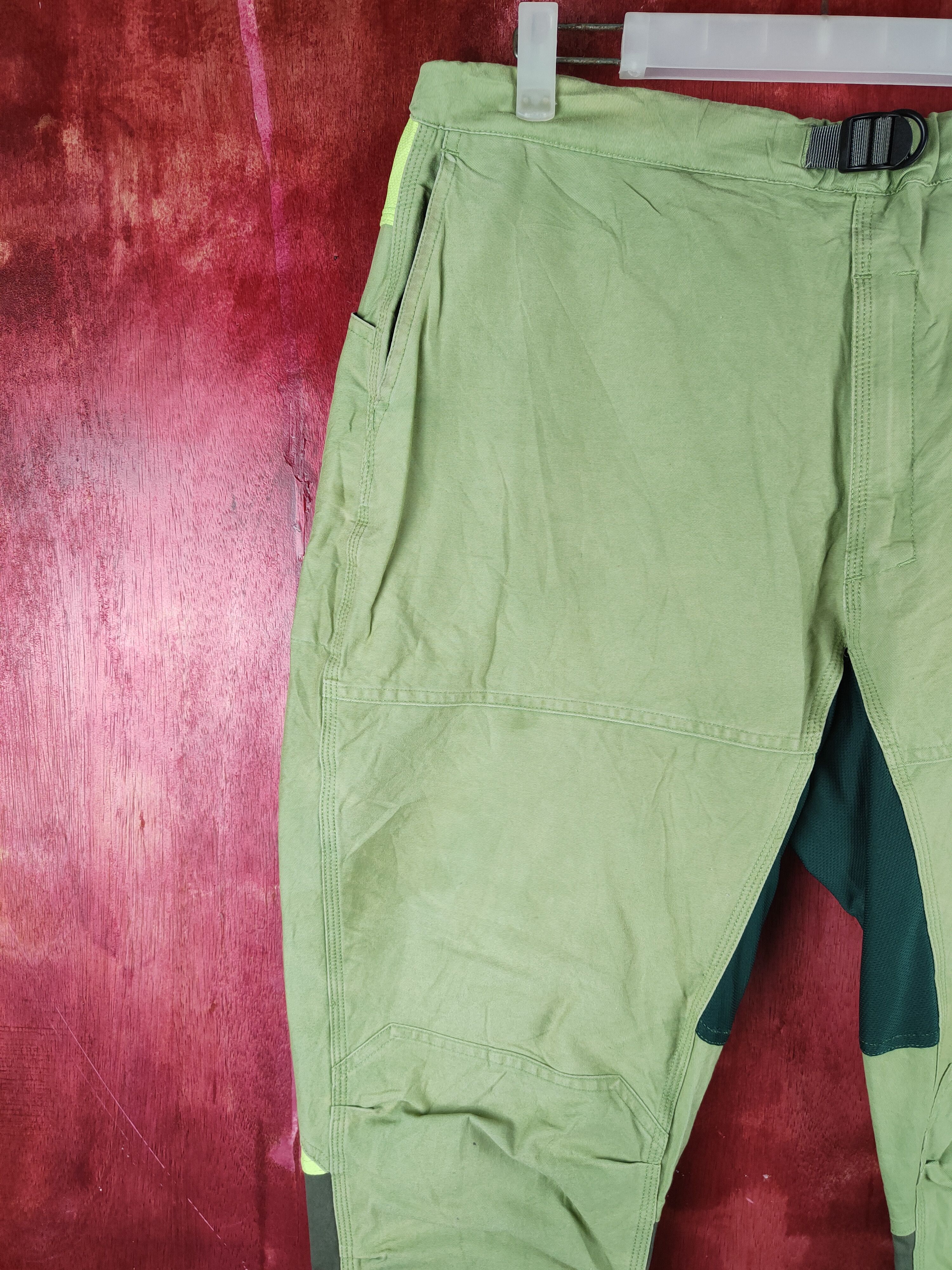 Japanese Brand × Vintage Harvestai Green Multi Pocket Tactical Cargo Pants #S717 Size US 32 / EU 48 - 3 Thumbnail