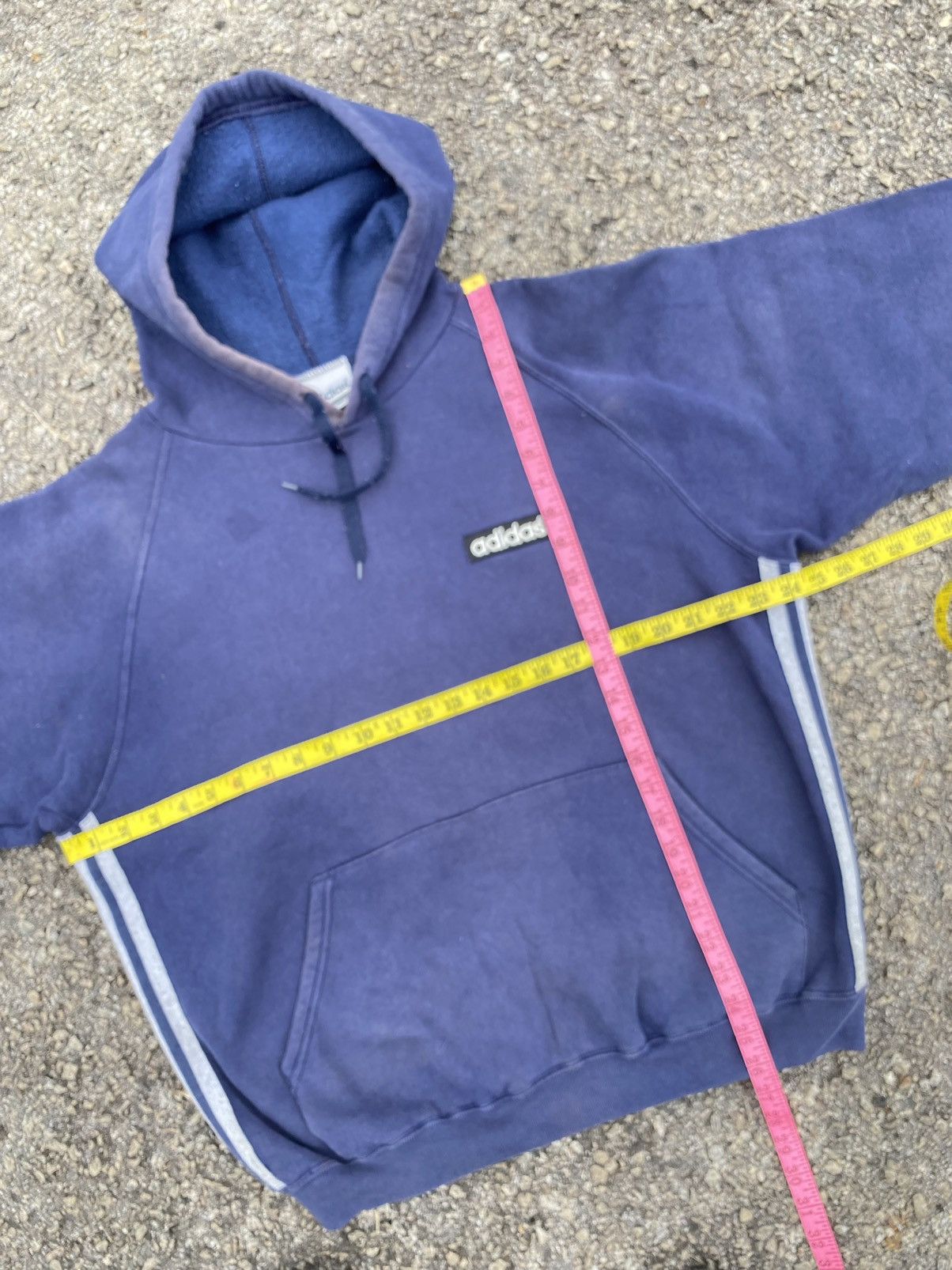 Vintage 🔥 STEALS 🔥 Vintage Adidas Hoodie Sunfaded Size US L / EU 52-54 / 3 - 11 Thumbnail