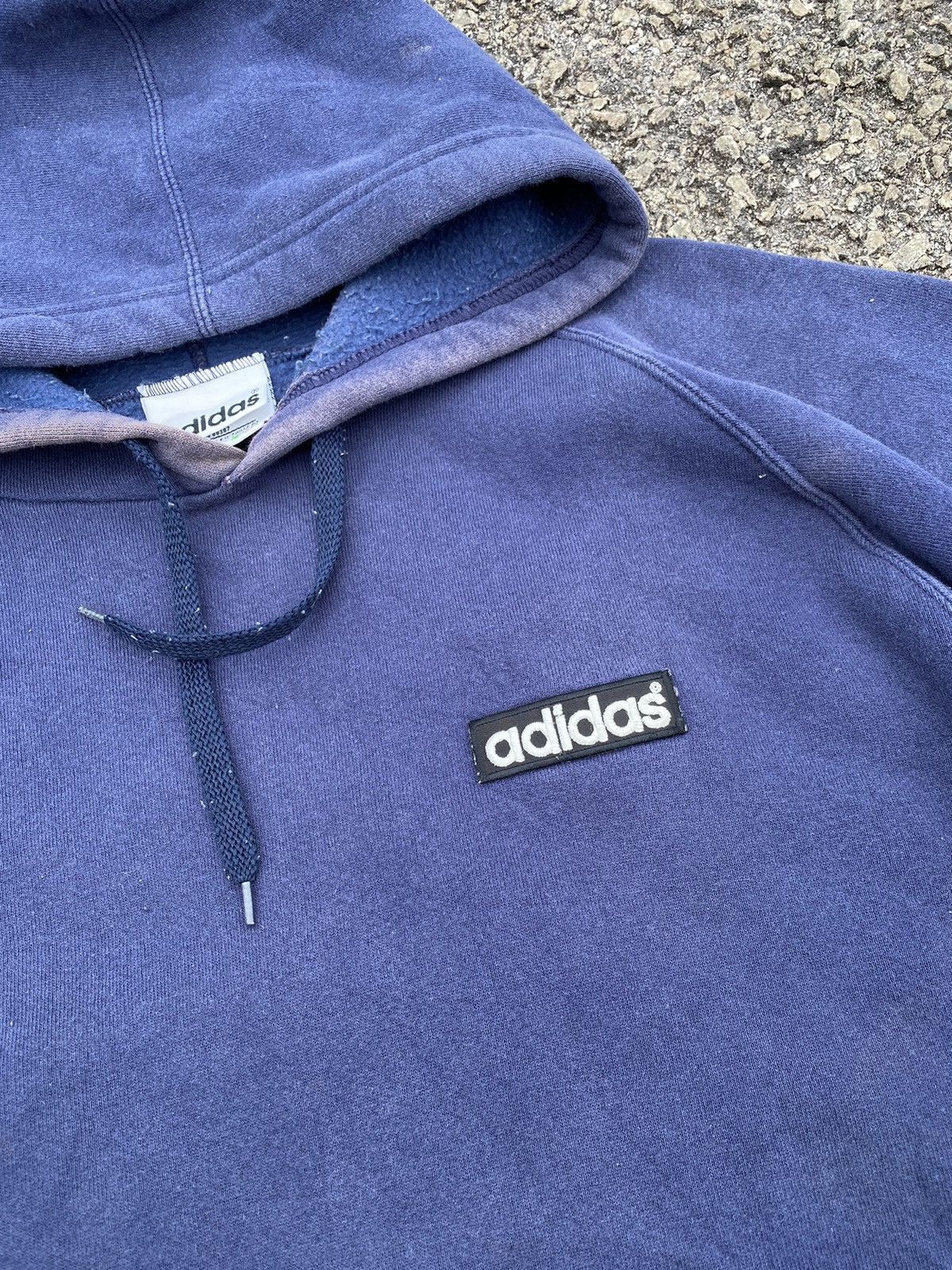 Vintage 🔥 STEALS 🔥 Vintage Adidas Hoodie Sunfaded Size US L / EU 52-54 / 3 - 10 Thumbnail