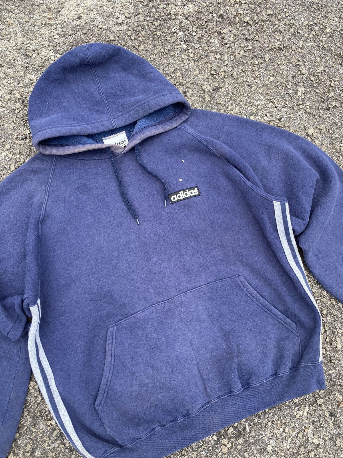 Vintage 🔥 STEALS 🔥 Vintage Adidas Hoodie Sunfaded Size US L / EU 52-54 / 3 - 1 Thumbnail