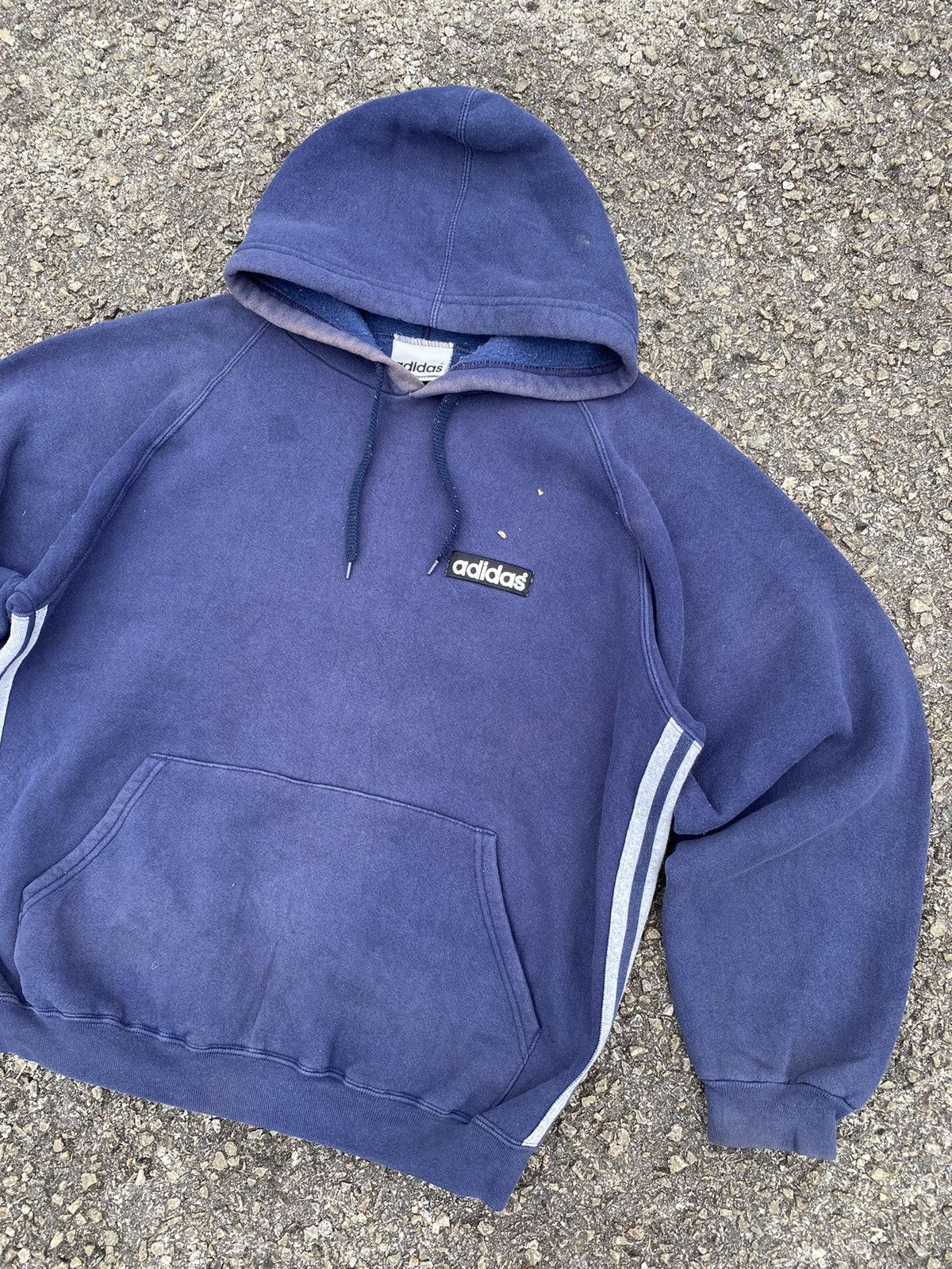 Vintage 🔥 STEALS 🔥 Vintage Adidas Hoodie Sunfaded Size US L / EU 52-54 / 3 - 3 Thumbnail