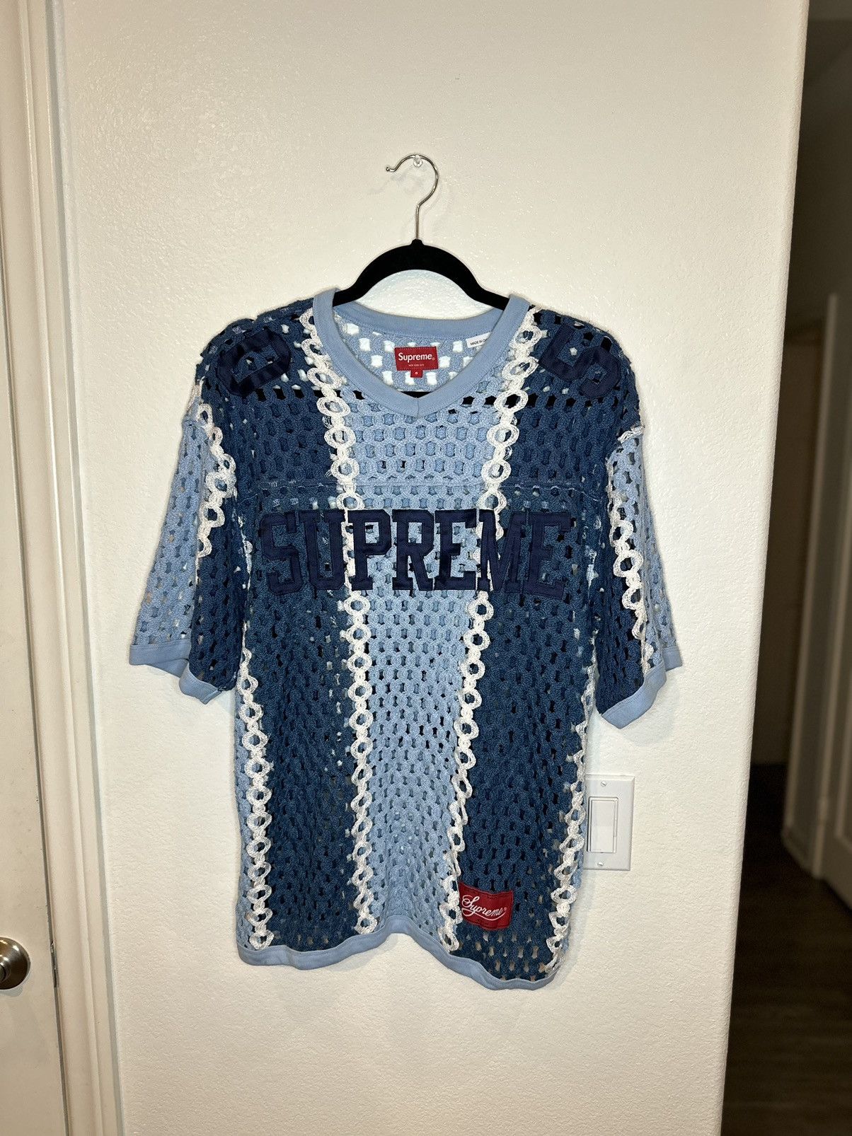 Supreme Supreme Crochet Football Jersey | Grailed Supreme Supreme Crochet Football Jersey | Grailed