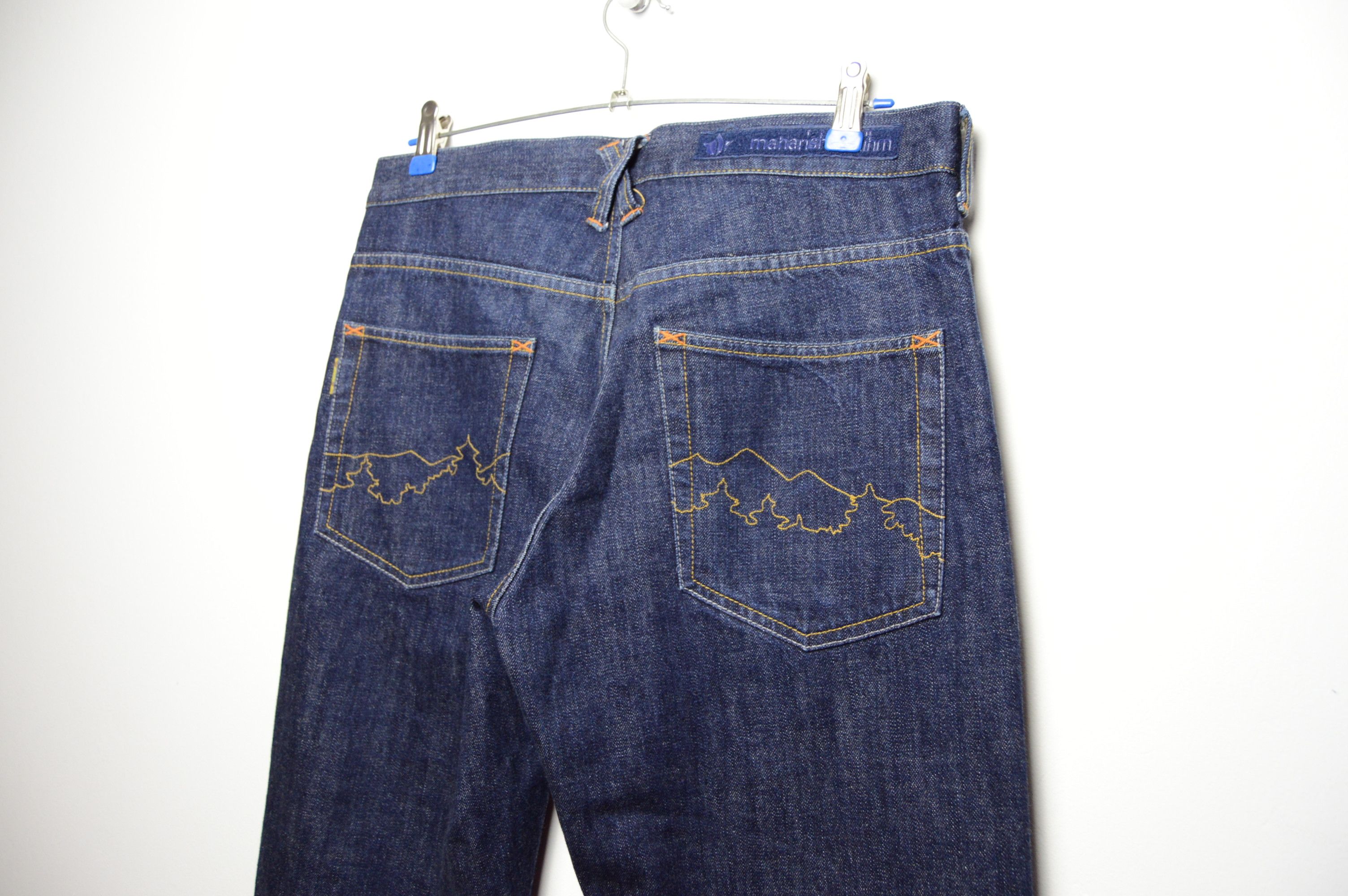 Maharishi maharishi y2k embroidered jeans Size US 32 / EU 48 - 1 Thumbnail