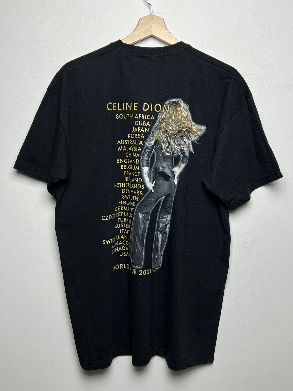 Band Tees celine dion 2008 tour tee Size US L / EU 52-54 / 3 - 8 Thumbnail