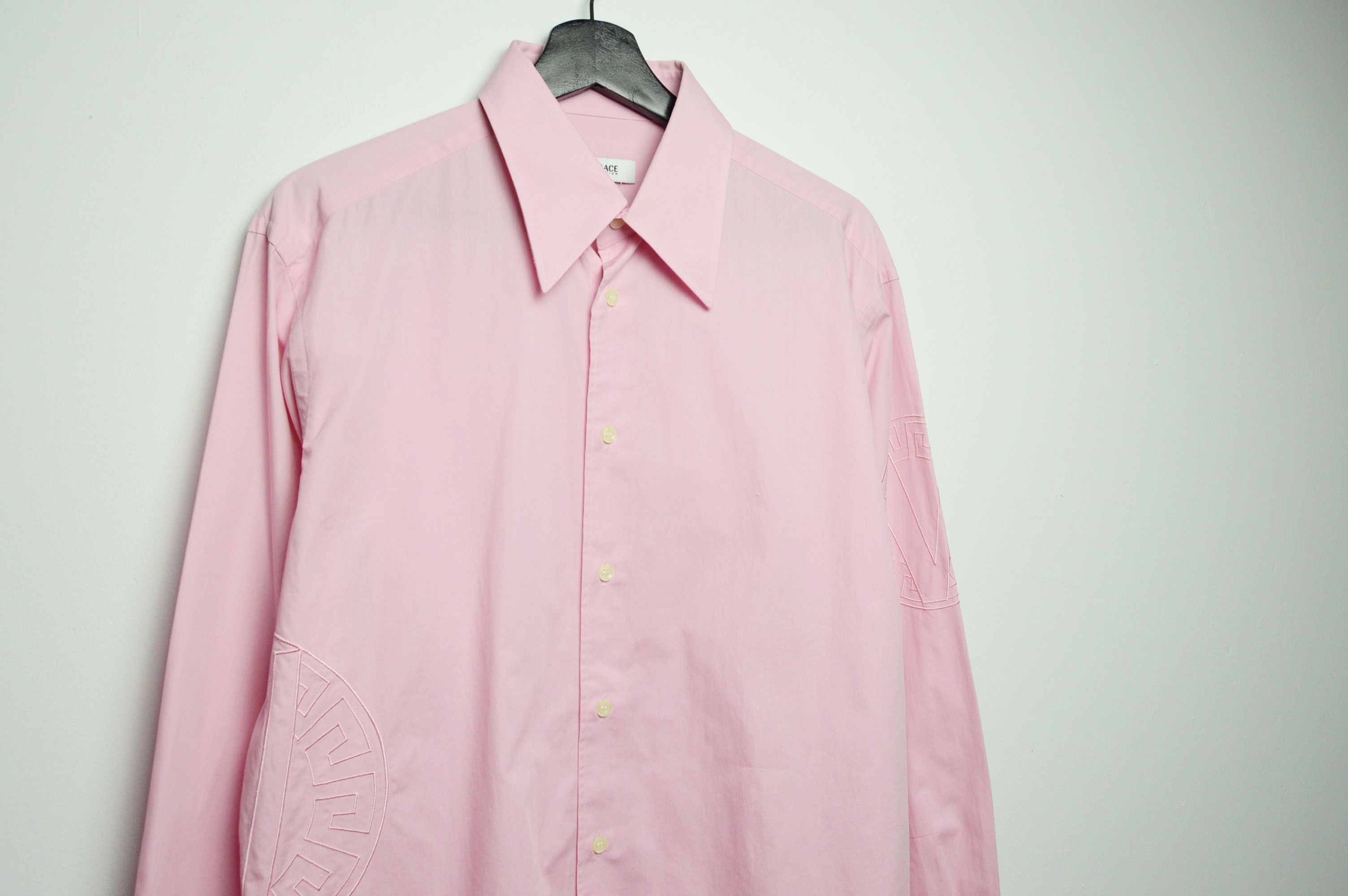 Versace versace shirt embroidered logos Size US L / EU 52-54 / 3 - 2 Thumbnail