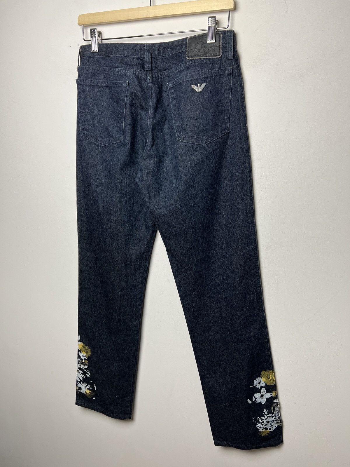 Giorgio Armani armani y2k floral jeans Size US 30 / EU 46 - 11 Thumbnail