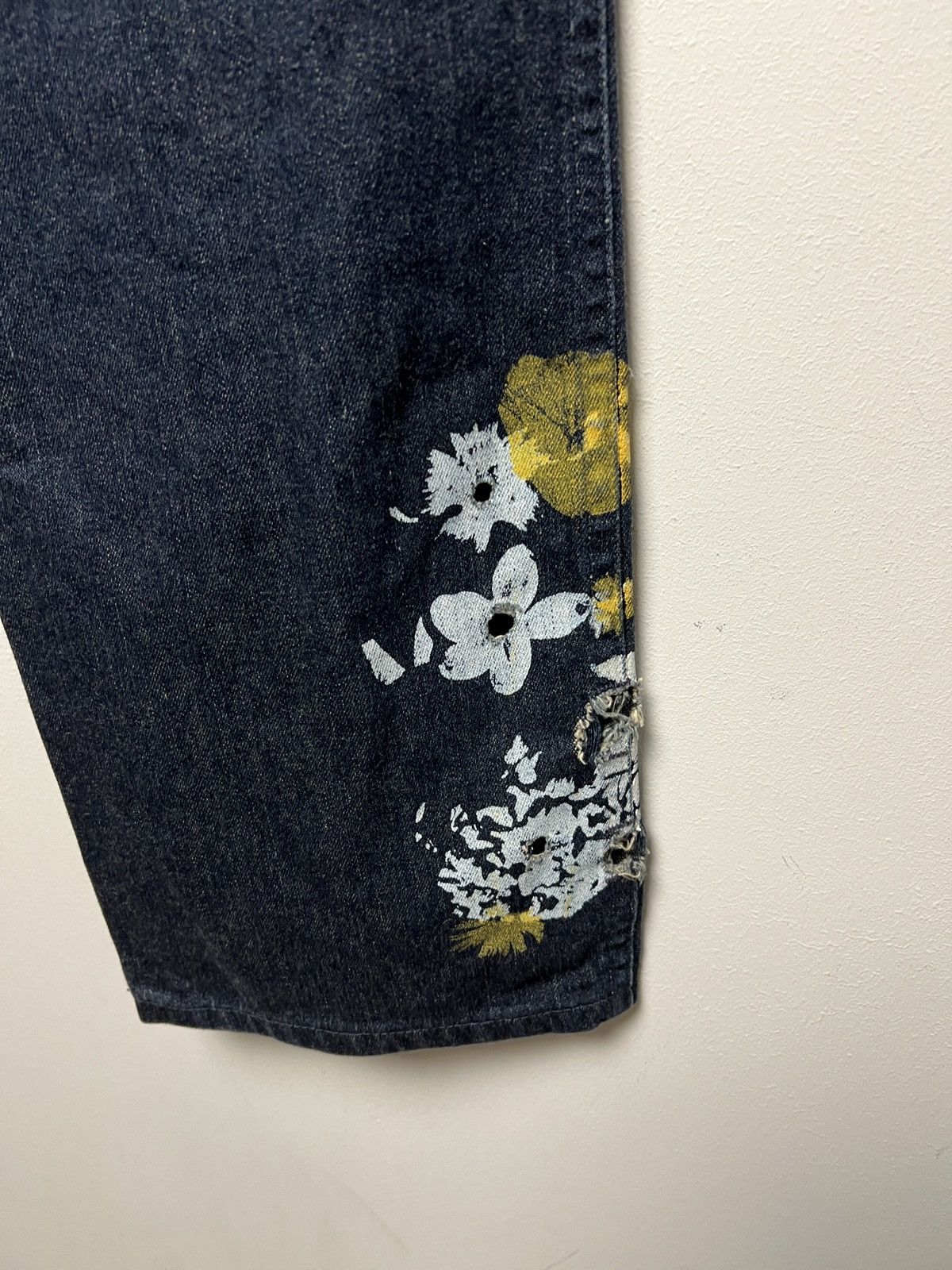 Giorgio Armani armani y2k floral jeans Size US 30 / EU 46 - 9 Thumbnail
