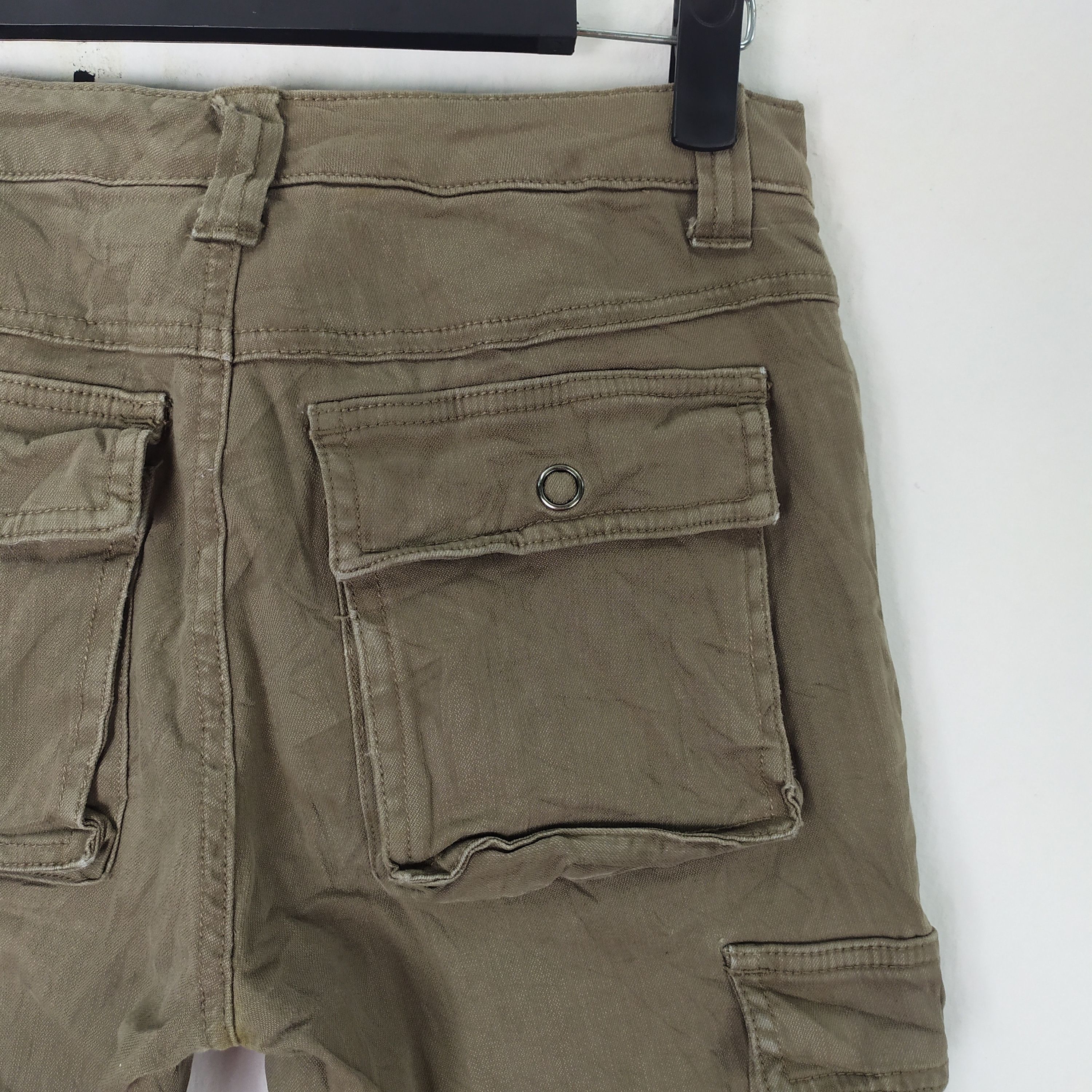 Japanese Brand VINTAGE DAILY CARGO FLARE CARGO PANTS Size US 26 / EU 42 - 7 Thumbnail