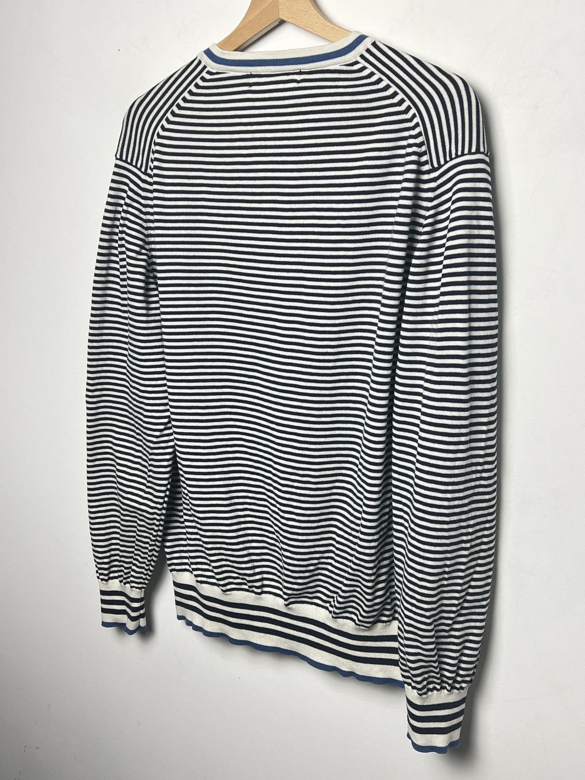 Burberry burberry y2k vintage striped light casual sweater Size US L / EU 52-54 / 3 - 7 Thumbnail