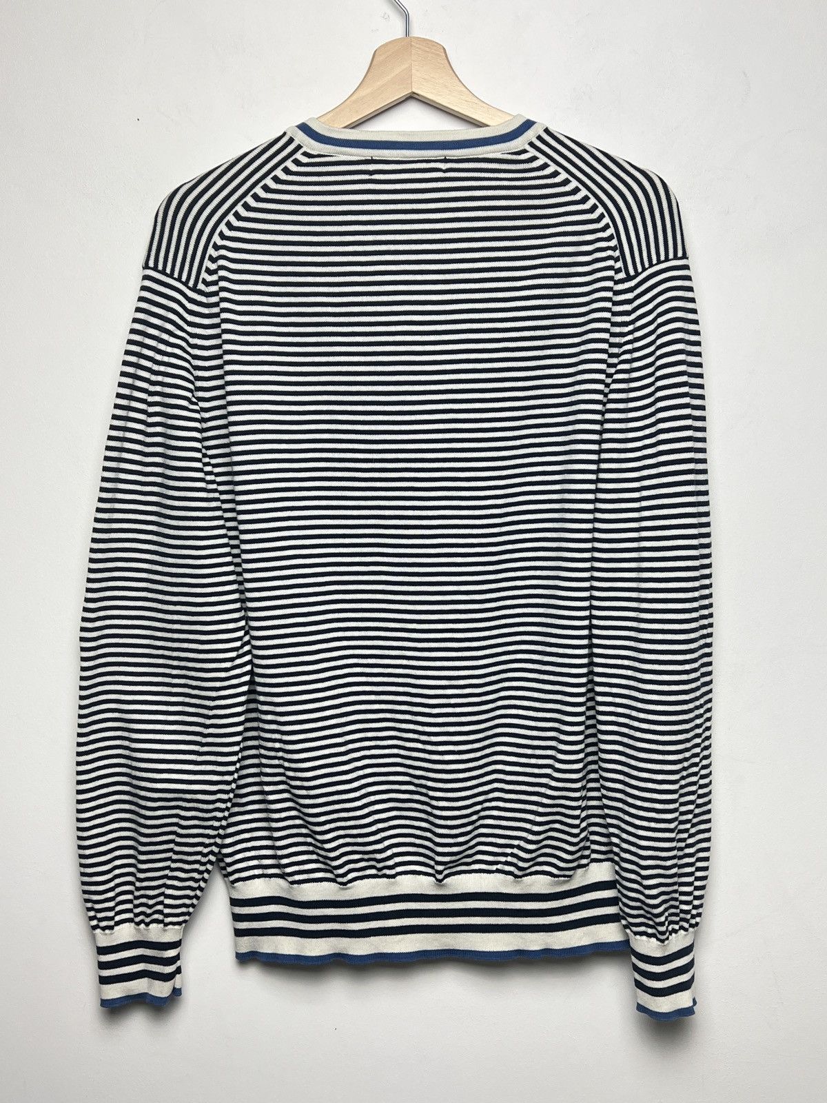 Burberry burberry y2k vintage striped light casual sweater Size US L / EU 52-54 / 3 - 9 Thumbnail