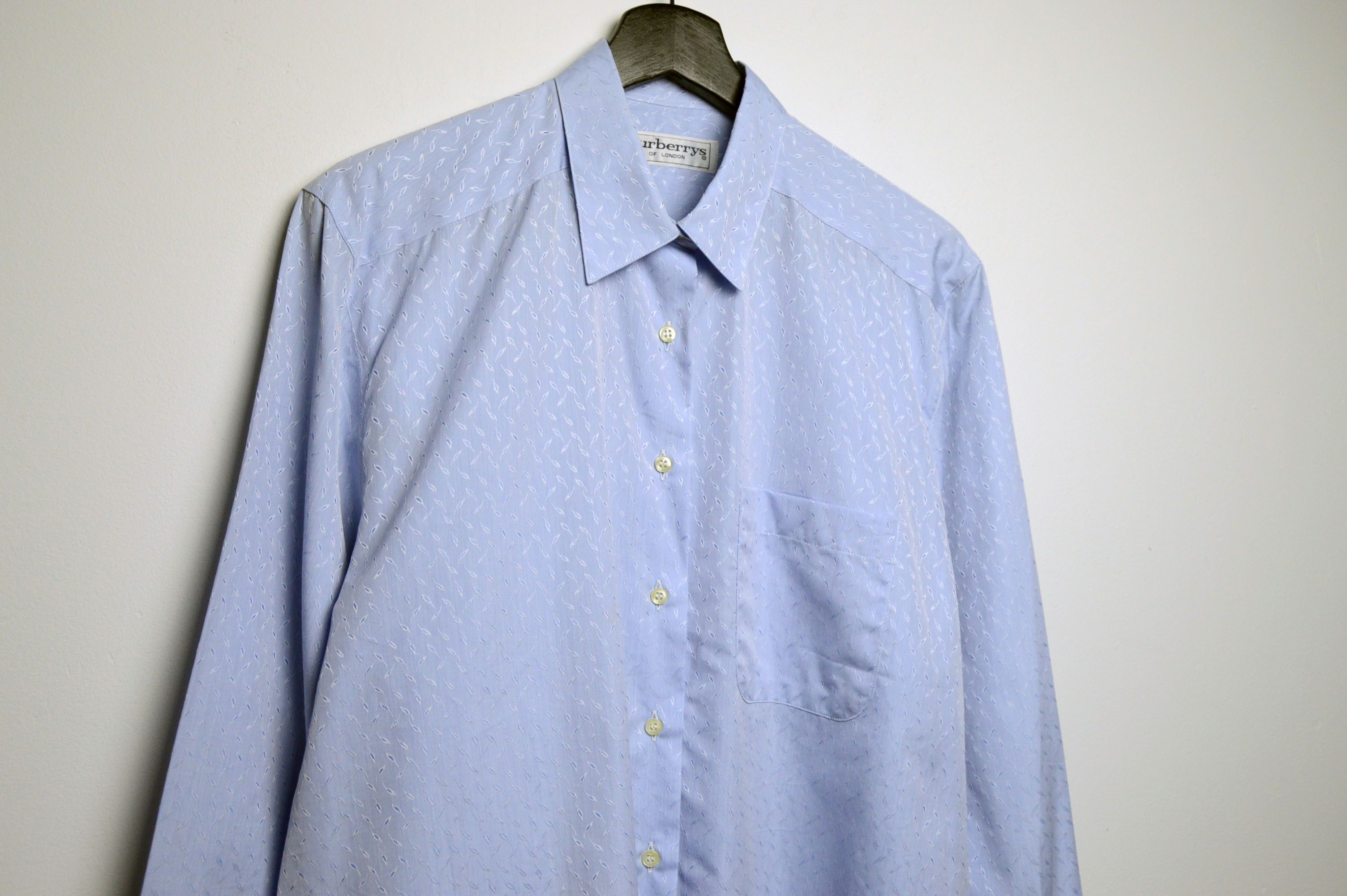 Burberry burberry shirt rare vintage leaf pattern shirt Size US M / EU 48-50 / 2 - 1 Thumbnail