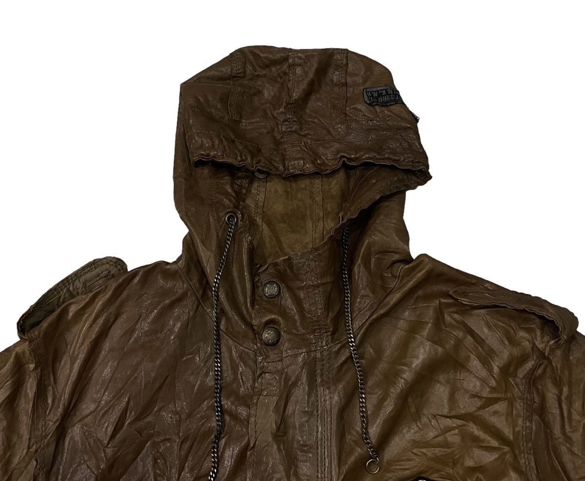Schott Vintage Schott Fishtail Parka Hoodie Sheep Leather Jacket Size US M / EU 48-50 / 2 - 10 Thumbnail