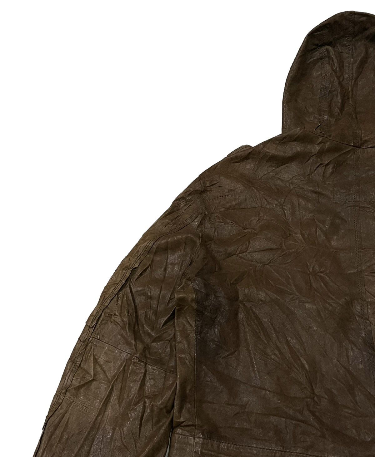 Schott Vintage Schott Fishtail Parka Hoodie Sheep Leather Jacket Size US M / EU 48-50 / 2 - 16 Thumbnail