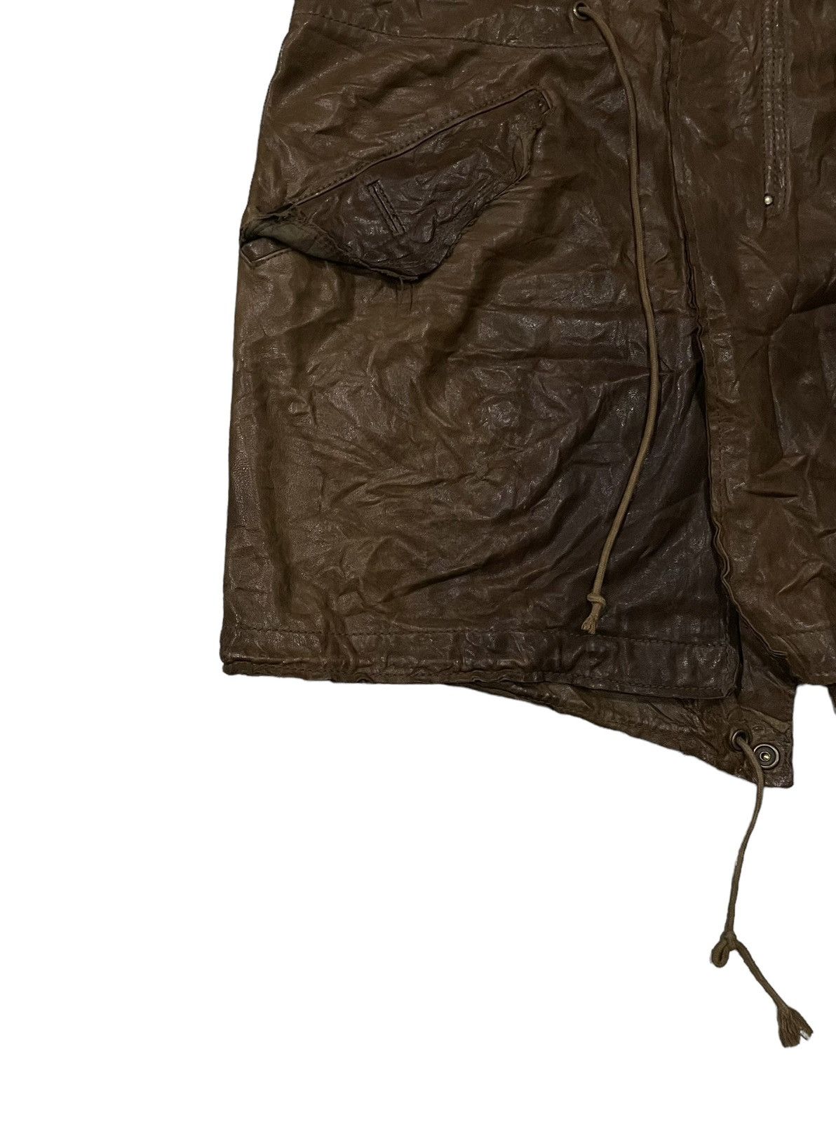 Schott Vintage Schott Fishtail Parka Hoodie Sheep Leather Jacket Size US M / EU 48-50 / 2 - 4 Thumbnail