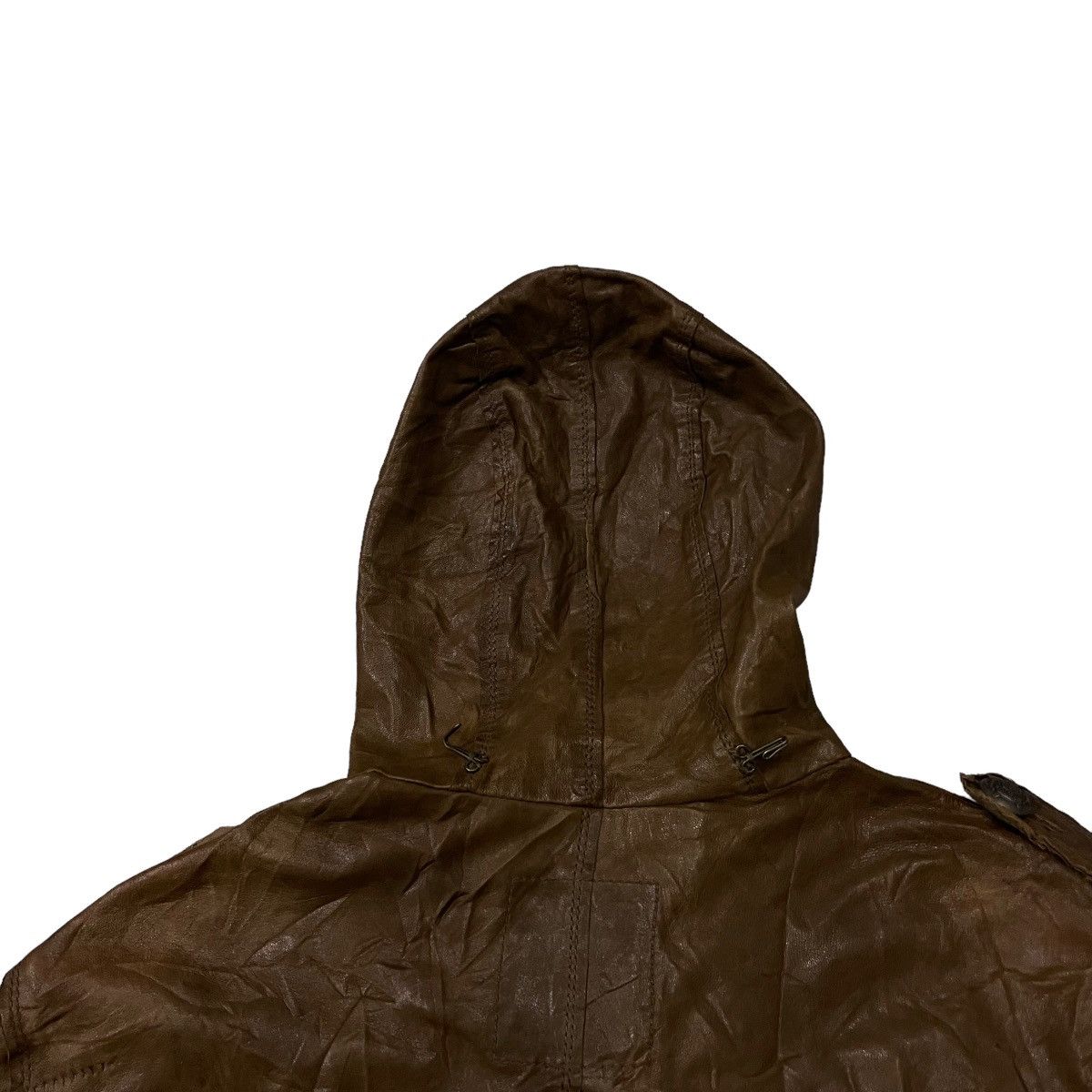 Schott Vintage Schott Fishtail Parka Hoodie Sheep Leather Jacket Size US M / EU 48-50 / 2 - 18 Thumbnail