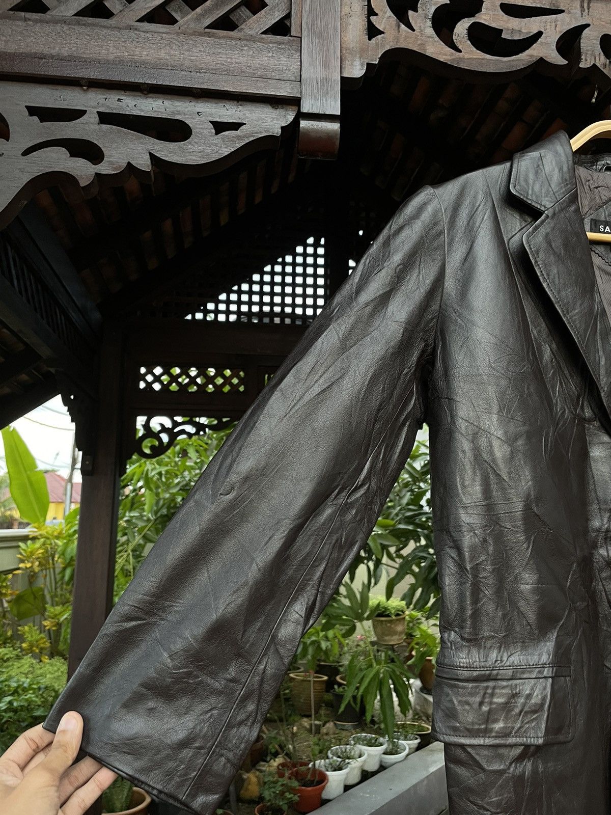Yohji Yamamoto Y’saccs by Yohji Yamamoto Leather Jacket Size US M / EU 48-50 / 2 - 3 Thumbnail