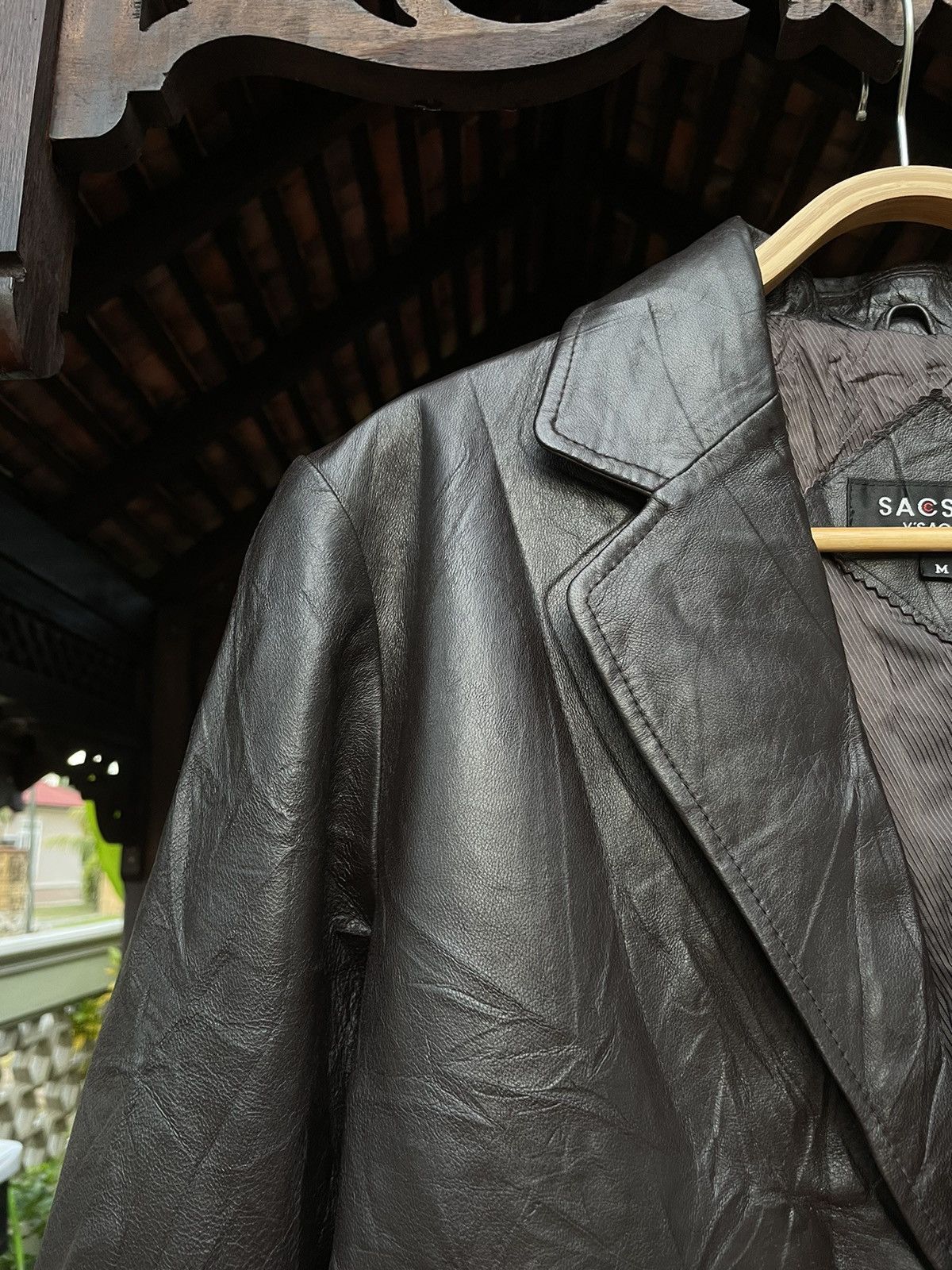 Yohji Yamamoto Y’saccs by Yohji Yamamoto Leather Jacket Size US M / EU 48-50 / 2 - 6 Thumbnail