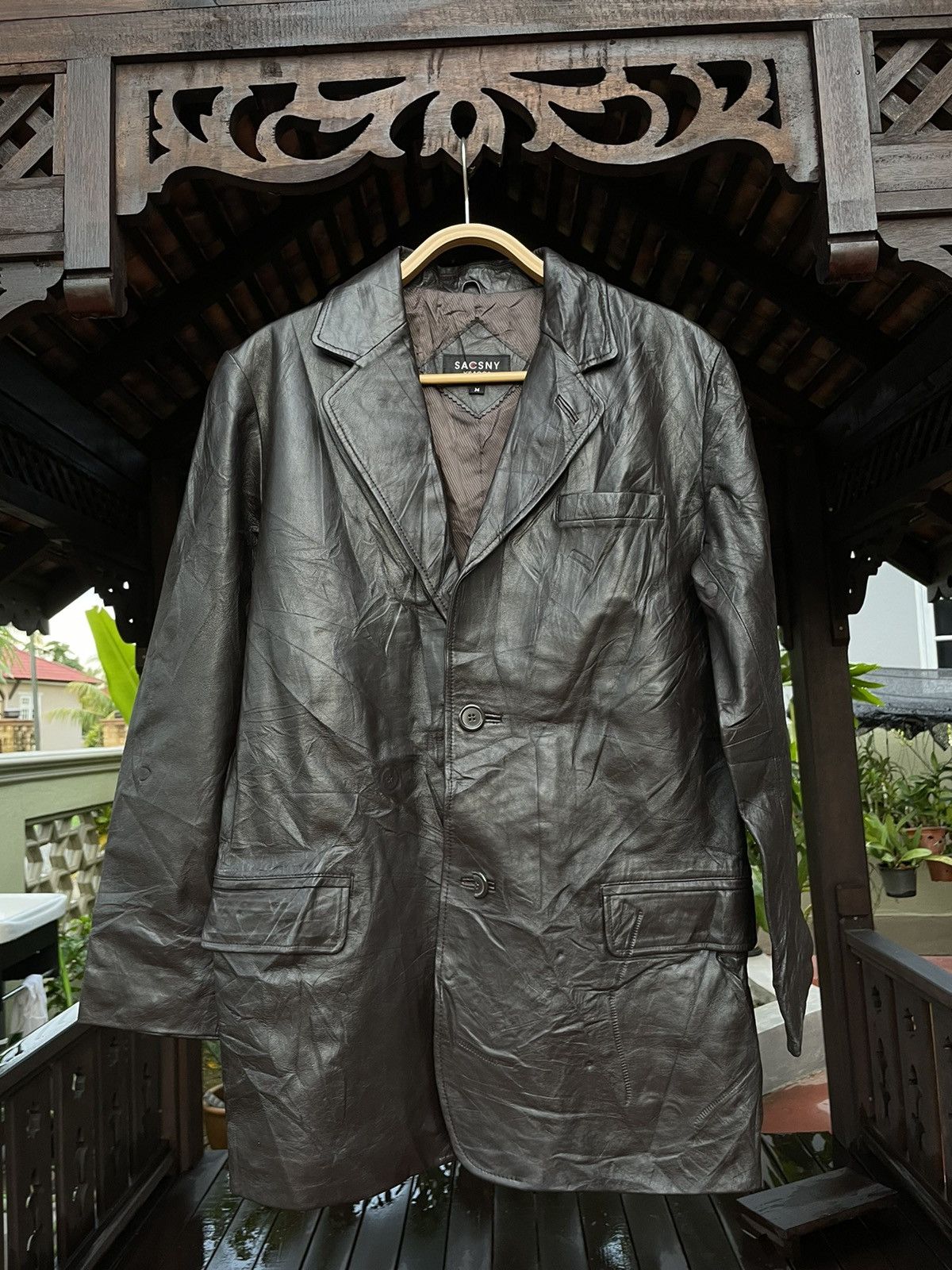 Yohji Yamamoto Y’saccs by Yohji Yamamoto Leather Jacket Size US M / EU 48-50 / 2 - 1 Thumbnail