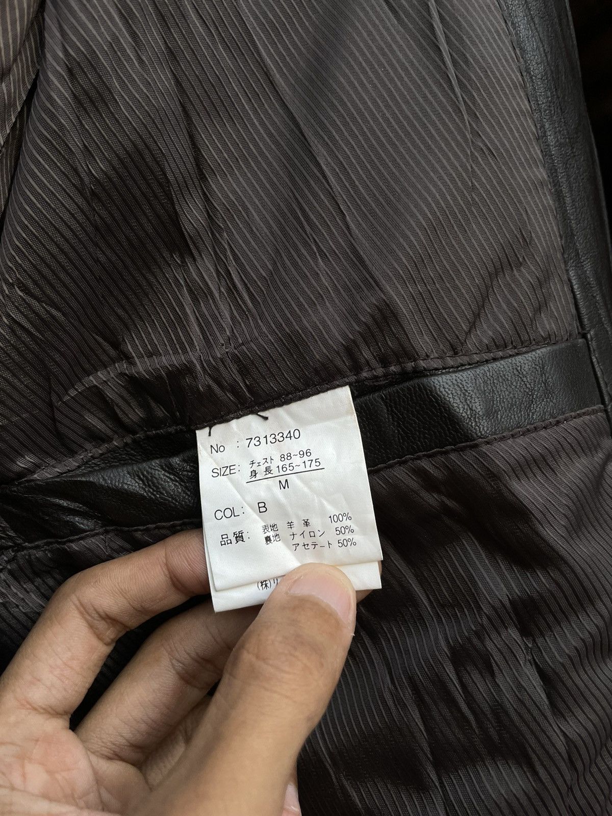 Yohji Yamamoto Y’saccs by Yohji Yamamoto Leather Jacket Size US M / EU 48-50 / 2 - 20 Thumbnail