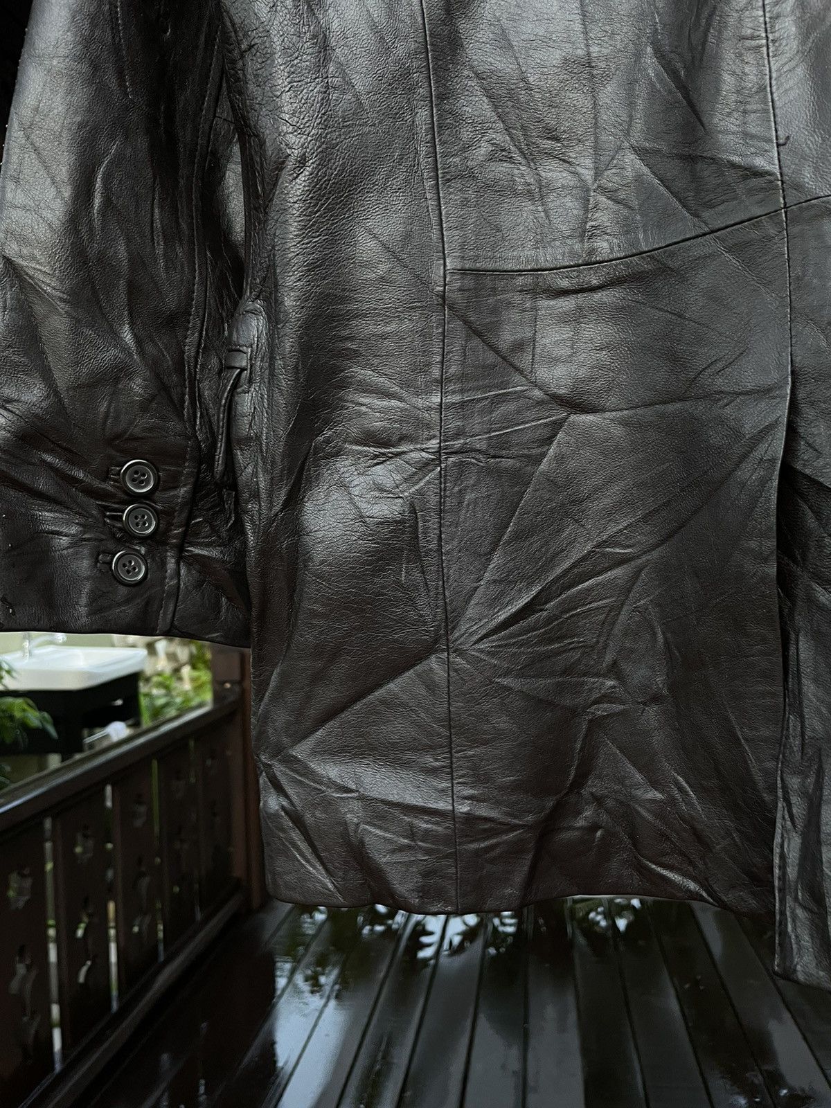 Yohji Yamamoto Y’saccs by Yohji Yamamoto Leather Jacket Size US M / EU 48-50 / 2 - 15 Thumbnail