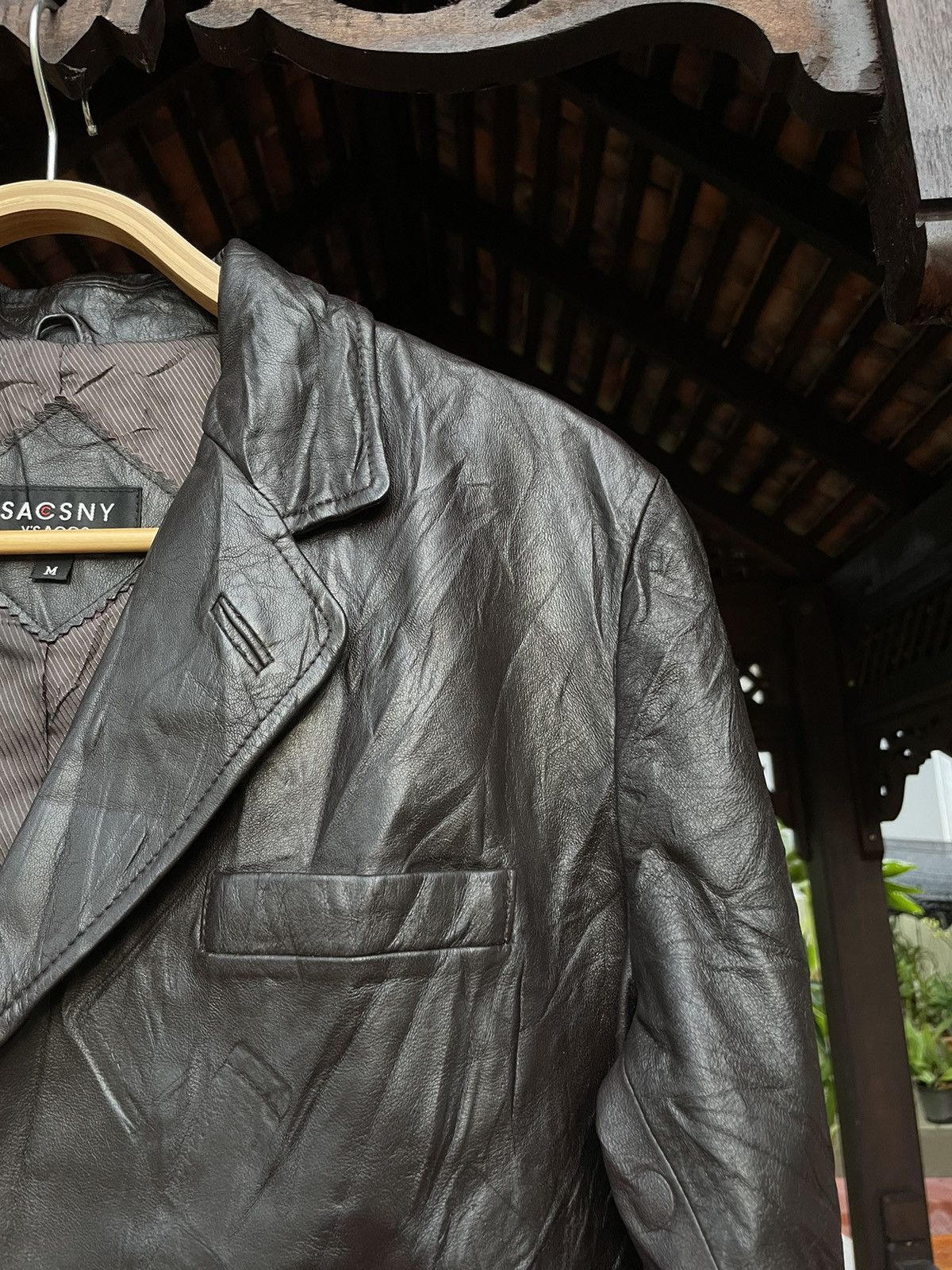 Yohji Yamamoto Y’saccs by Yohji Yamamoto Leather Jacket Size US M / EU 48-50 / 2 - 5 Thumbnail
