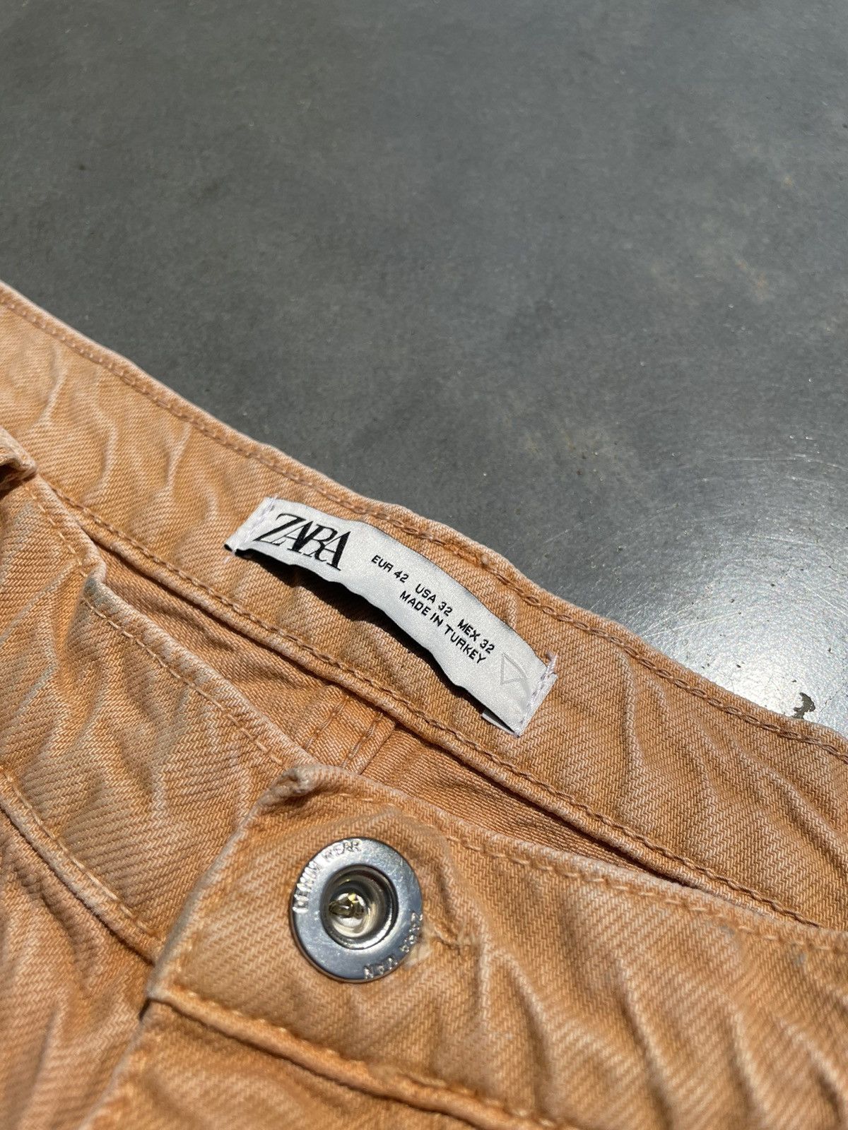 20471120 × If Six Was Nine × Vintage Zara Painted Loose Denim Shorts Size US 32 / EU 48 - 7 Thumbnail