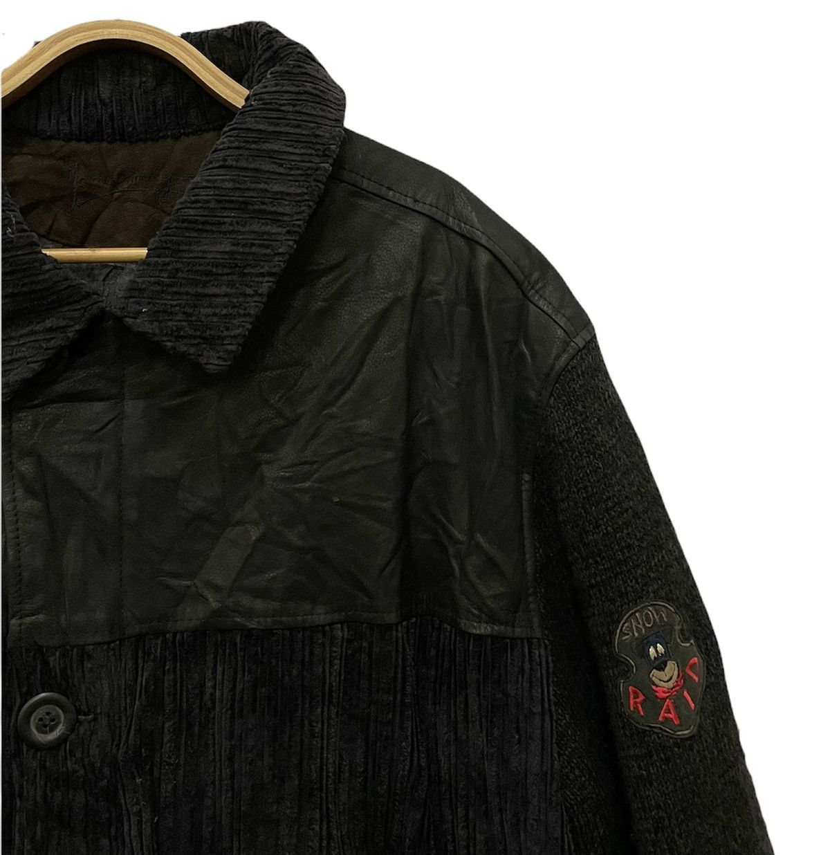 Jean Charles De Castelbajac Vtg95 Castelbajac X Hanna Barbera Leather Corduroy Jacket Size US XL / EU 56 / 4 - 3 Thumbnail