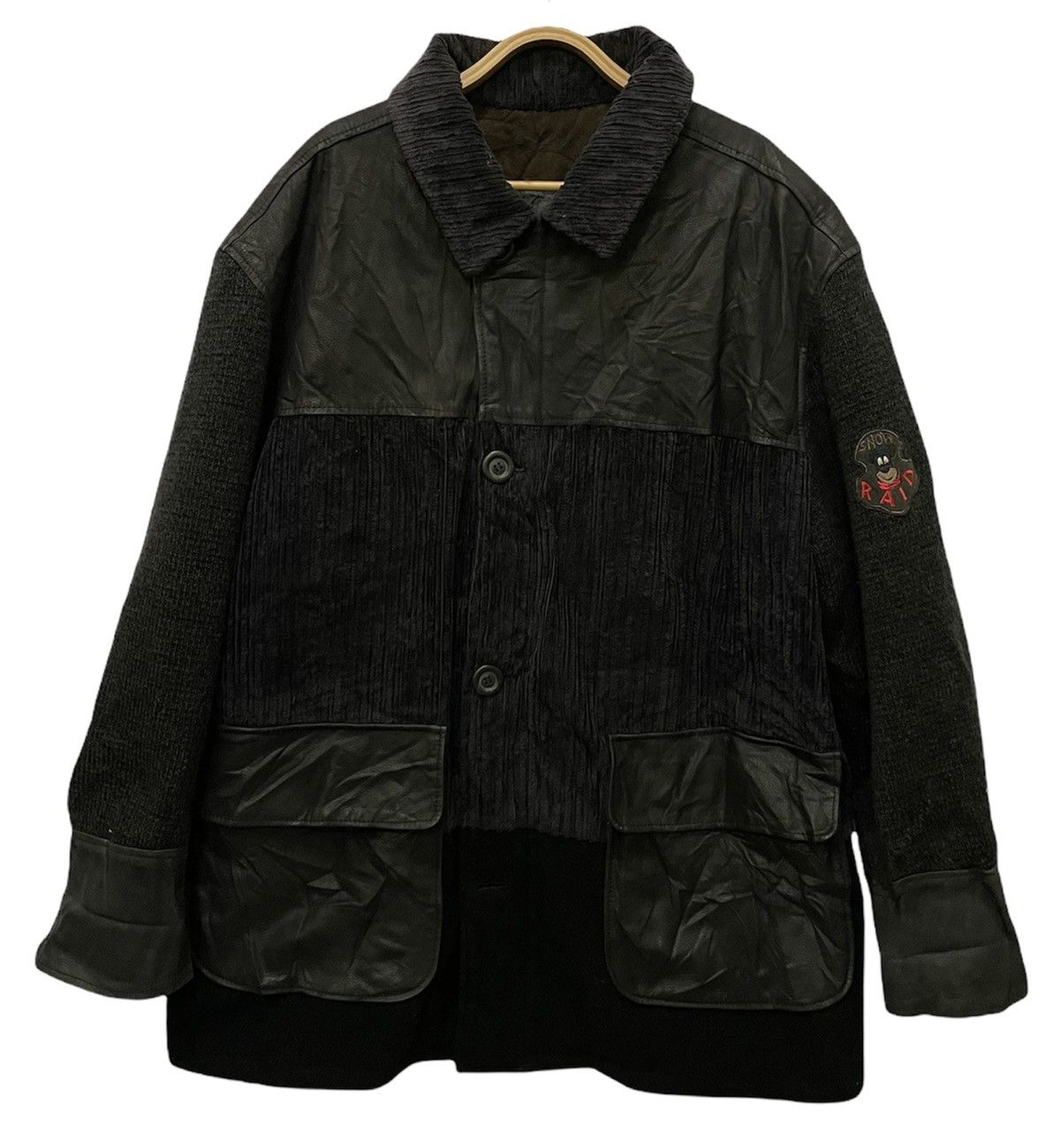 Jean Charles De Castelbajac Vtg95 Castelbajac X Hanna Barbera Leather Corduroy Jacket Size US XL / EU 56 / 4 - 1 Thumbnail