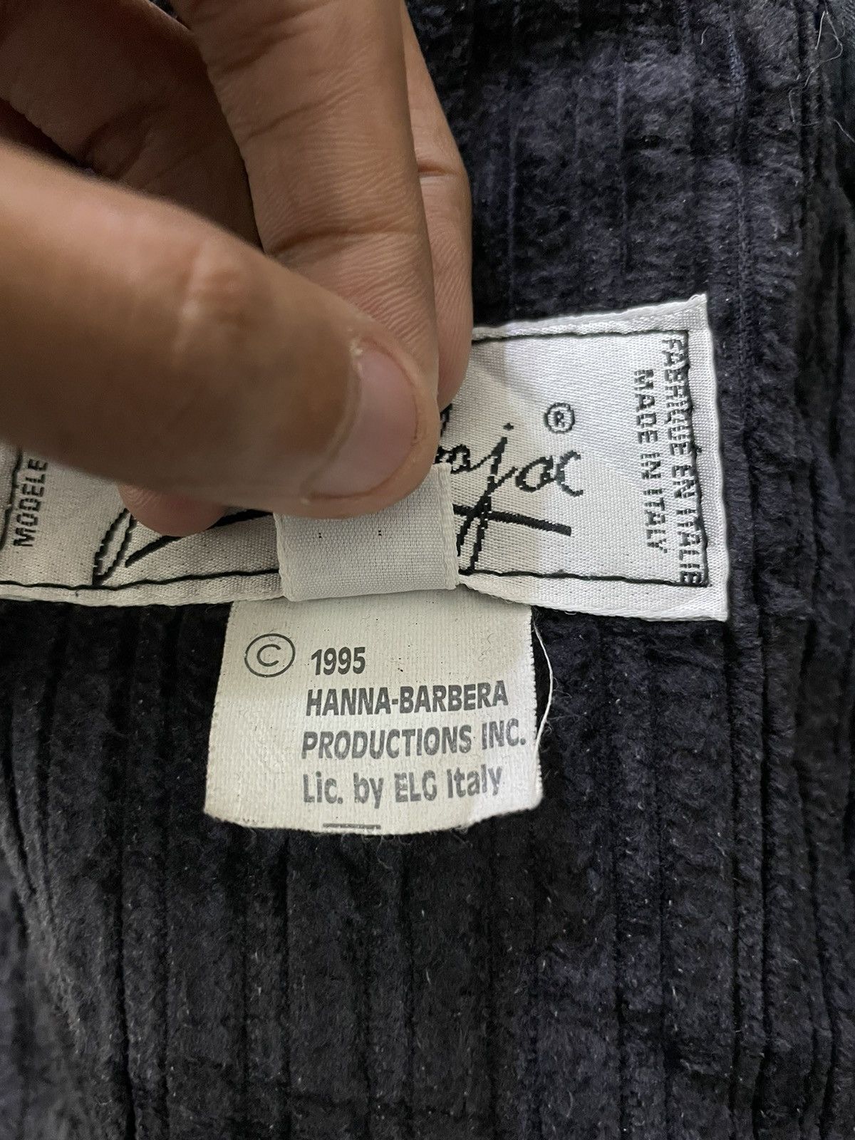 Jean Charles De Castelbajac Vtg95 Castelbajac X Hanna Barbera Leather Corduroy Jacket Size US XL / EU 56 / 4 - 19 Thumbnail