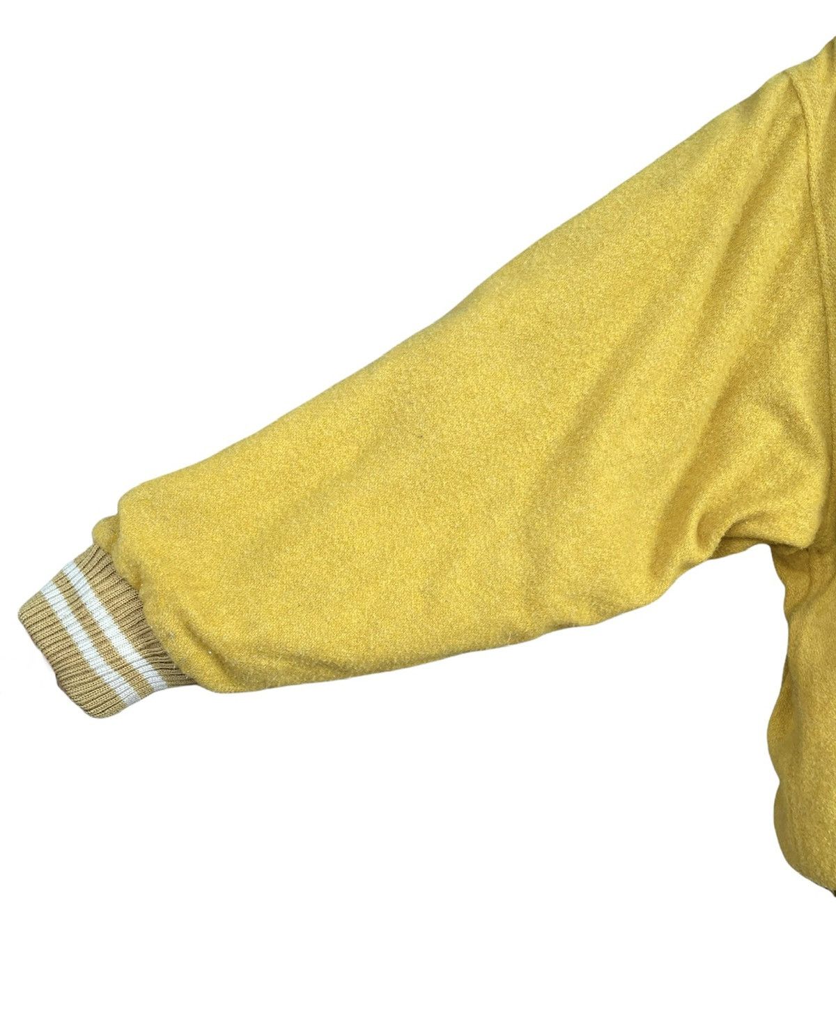 Vintage Vintage Ball Dog Yellow Wool Varsity Jacket Size US L / EU 52-54 / 3 - 7 Thumbnail