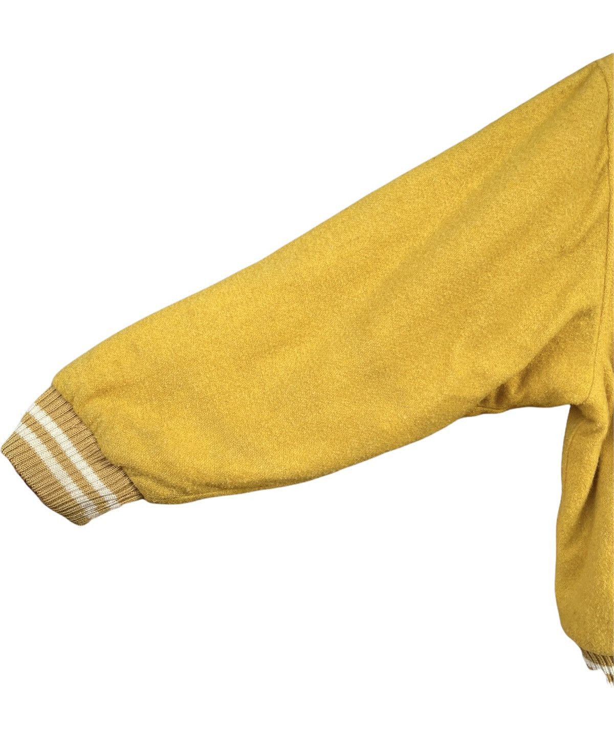 Vintage Vintage Ball Dog Yellow Wool Varsity Jacket Size US L / EU 52-54 / 3 - 15 Thumbnail